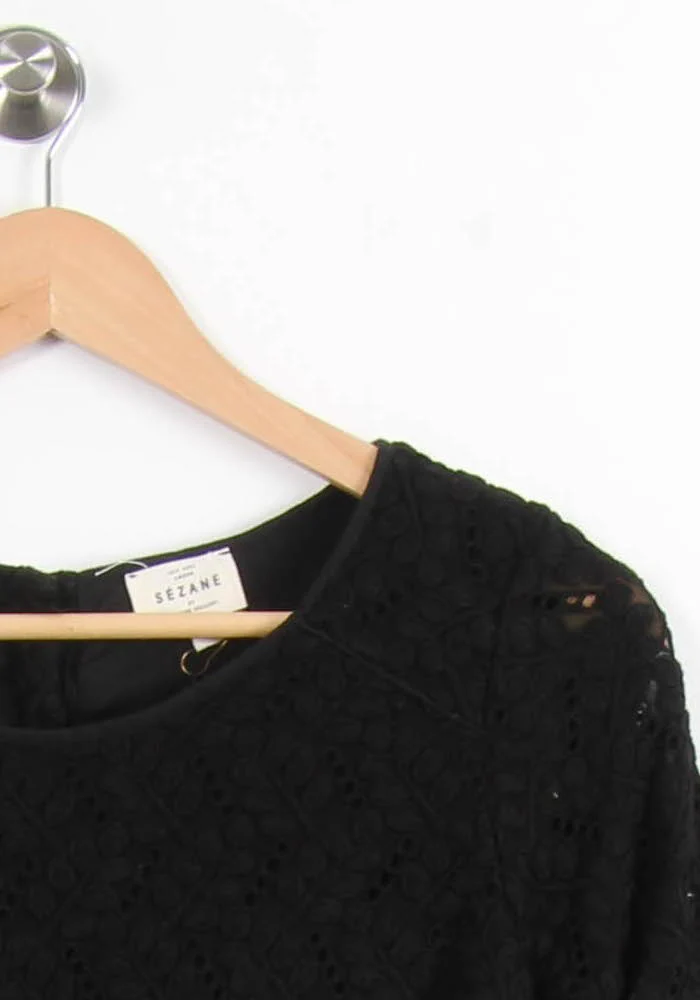 Robe Courte Noire - Taille M/38 - Image 3