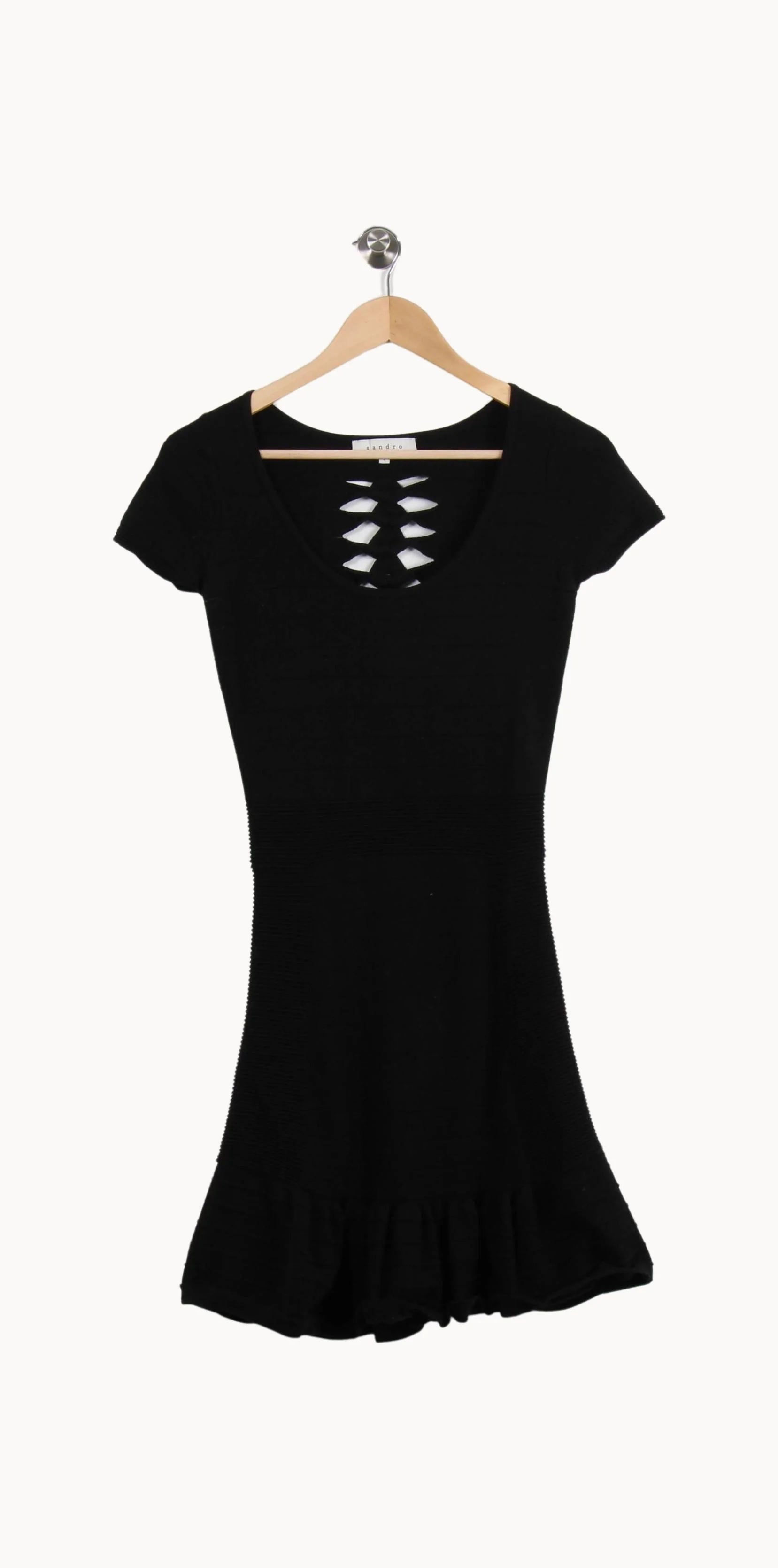 Robe Courte Noire - Taille S/36 - Image 2