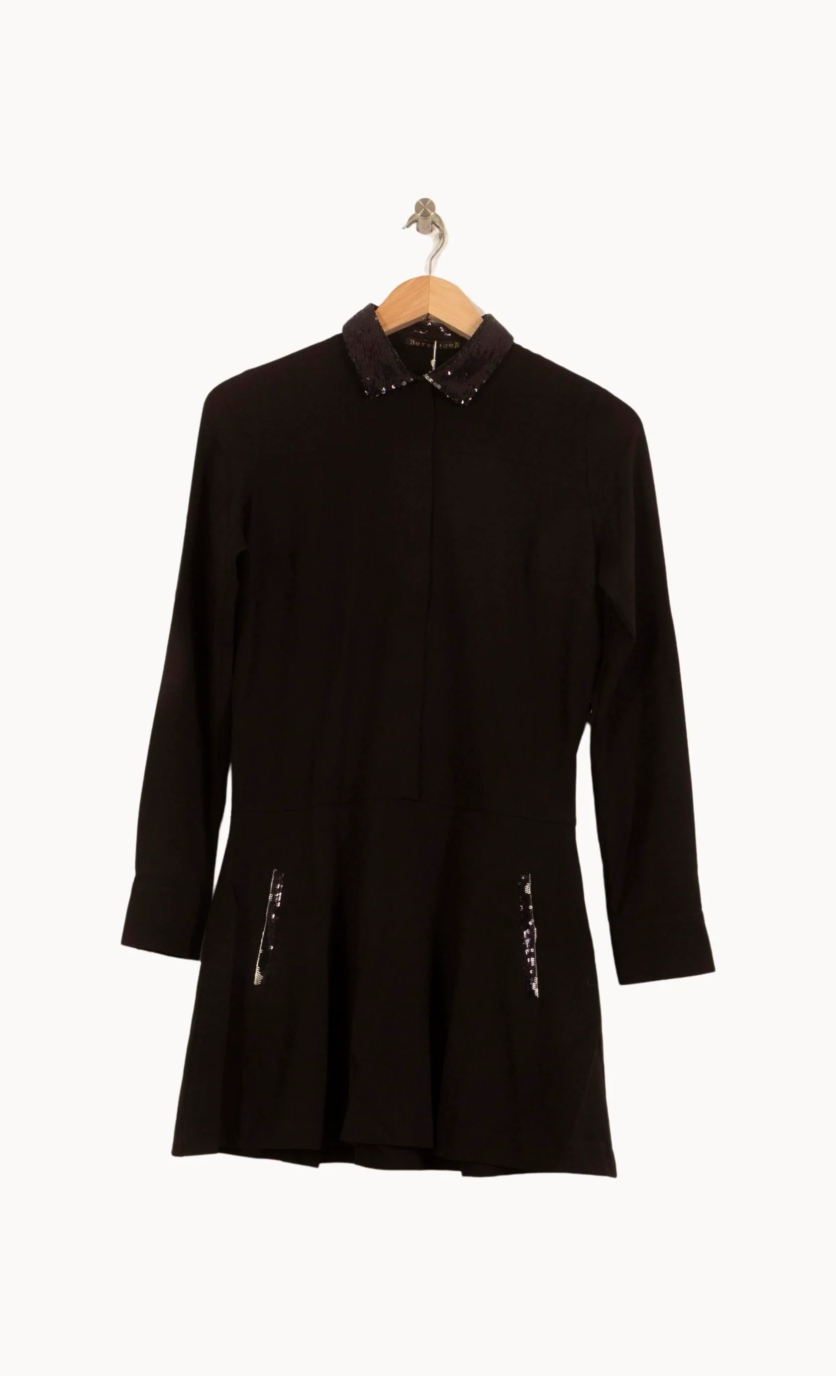 Robe Courte Noire - Taille S/36 - Image 2