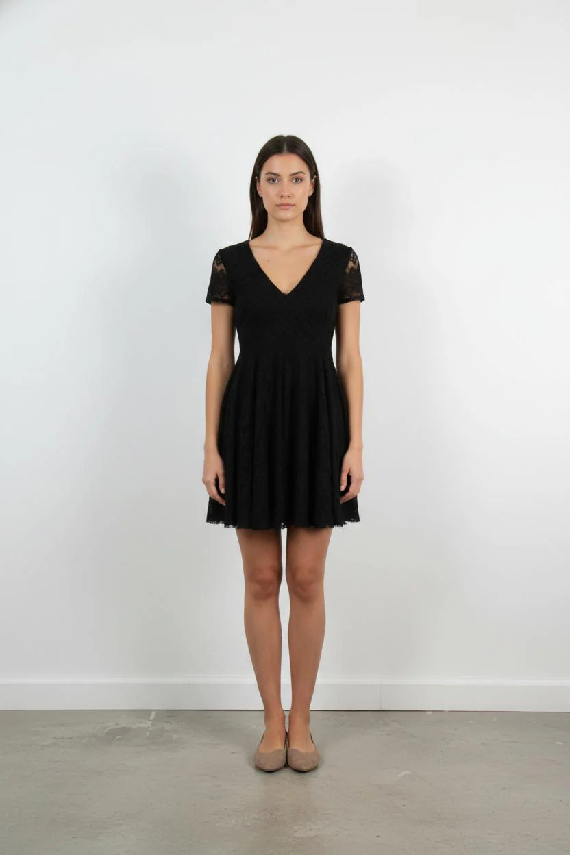 Robe Courte Noire - Taille S/36