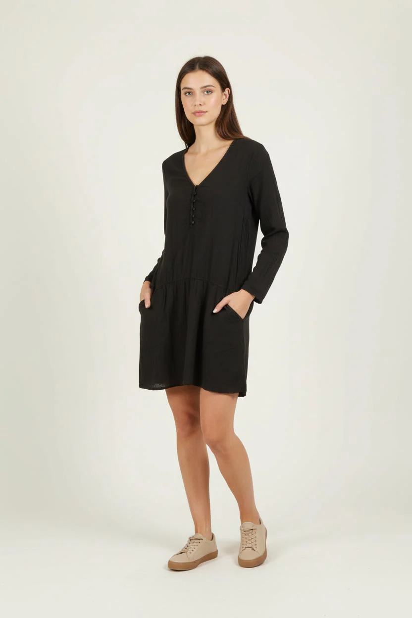 Robe Courte Noire - Taille S/36