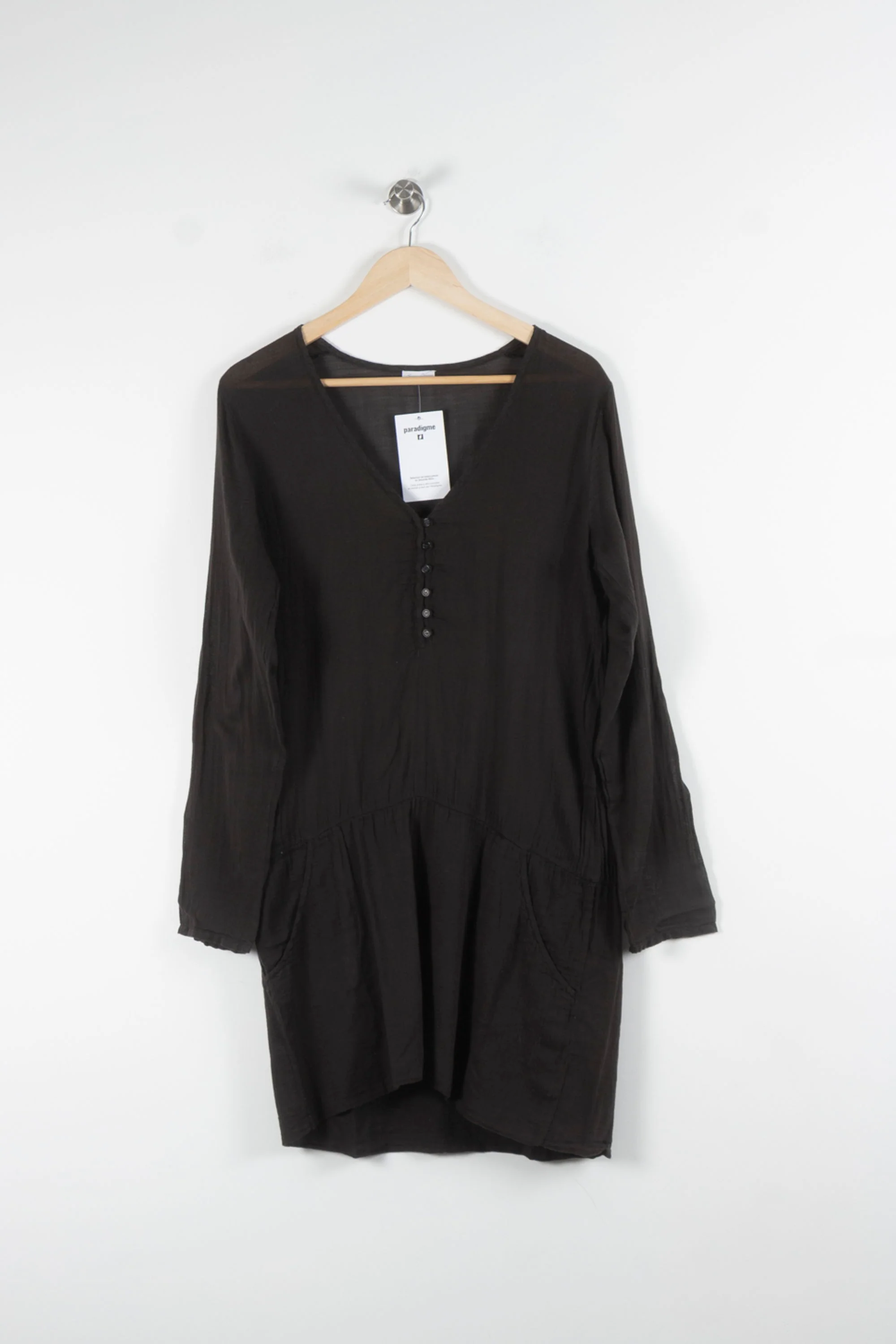 Robe Courte Noire - Taille S/36 - Image 2