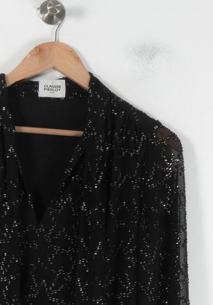 Robe Courte Noire - Taille S/36 - Image 3