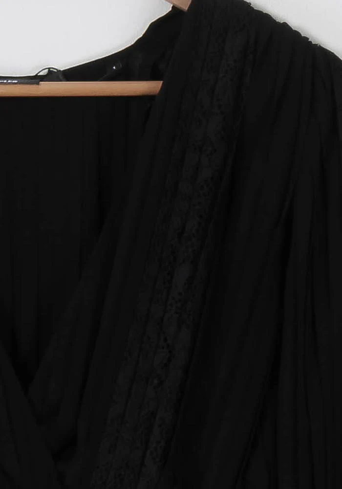 Robe Courte Noire - Taille S/36 - Image 3