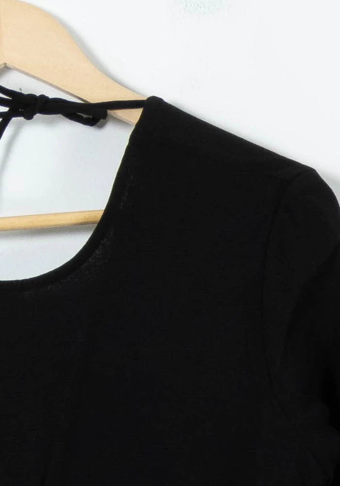 Robe Courte Noire - Taille S/36 - Image 3