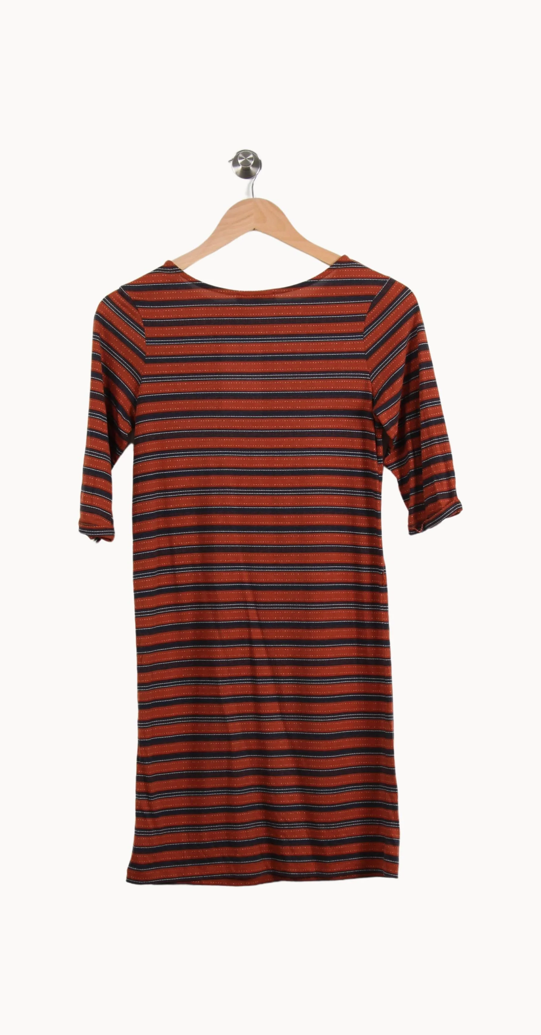 Robe Courte Orange et Noire - Taille S/36 - Image 4