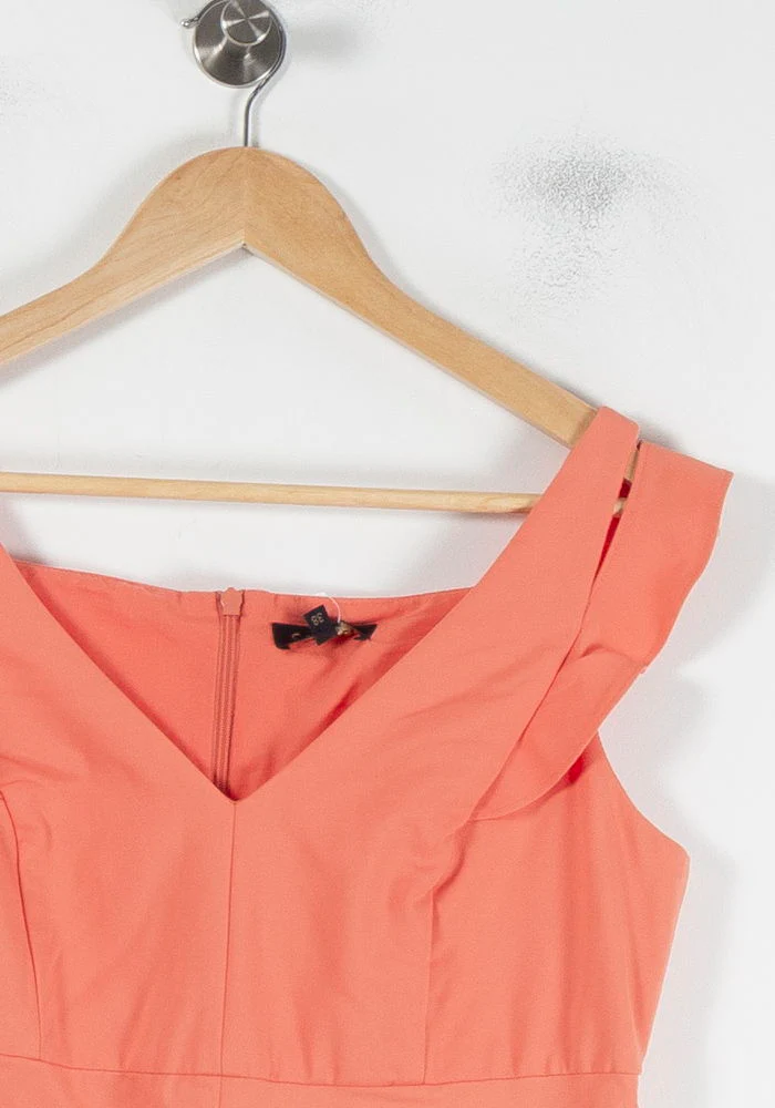 Robe Courte Orange - Taille M/38 - Image 3