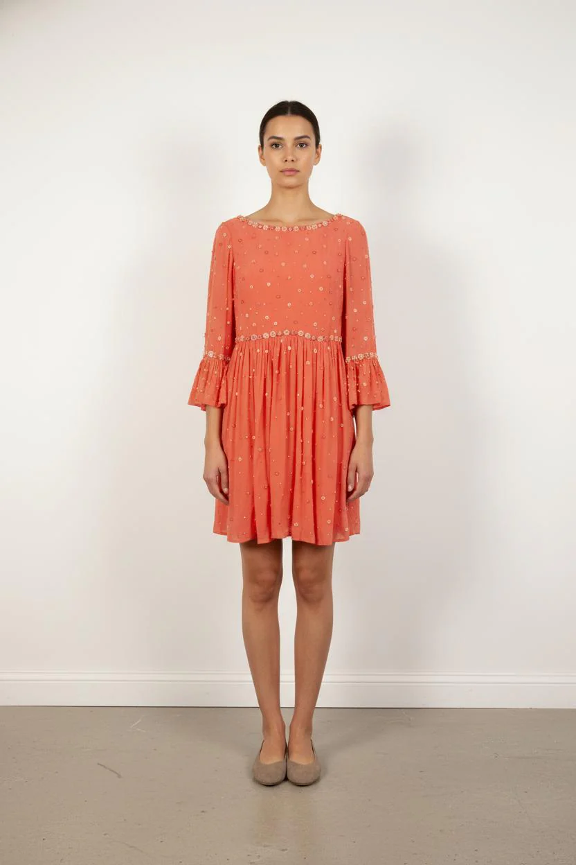 Robe Courte Rose - Taille XL/42