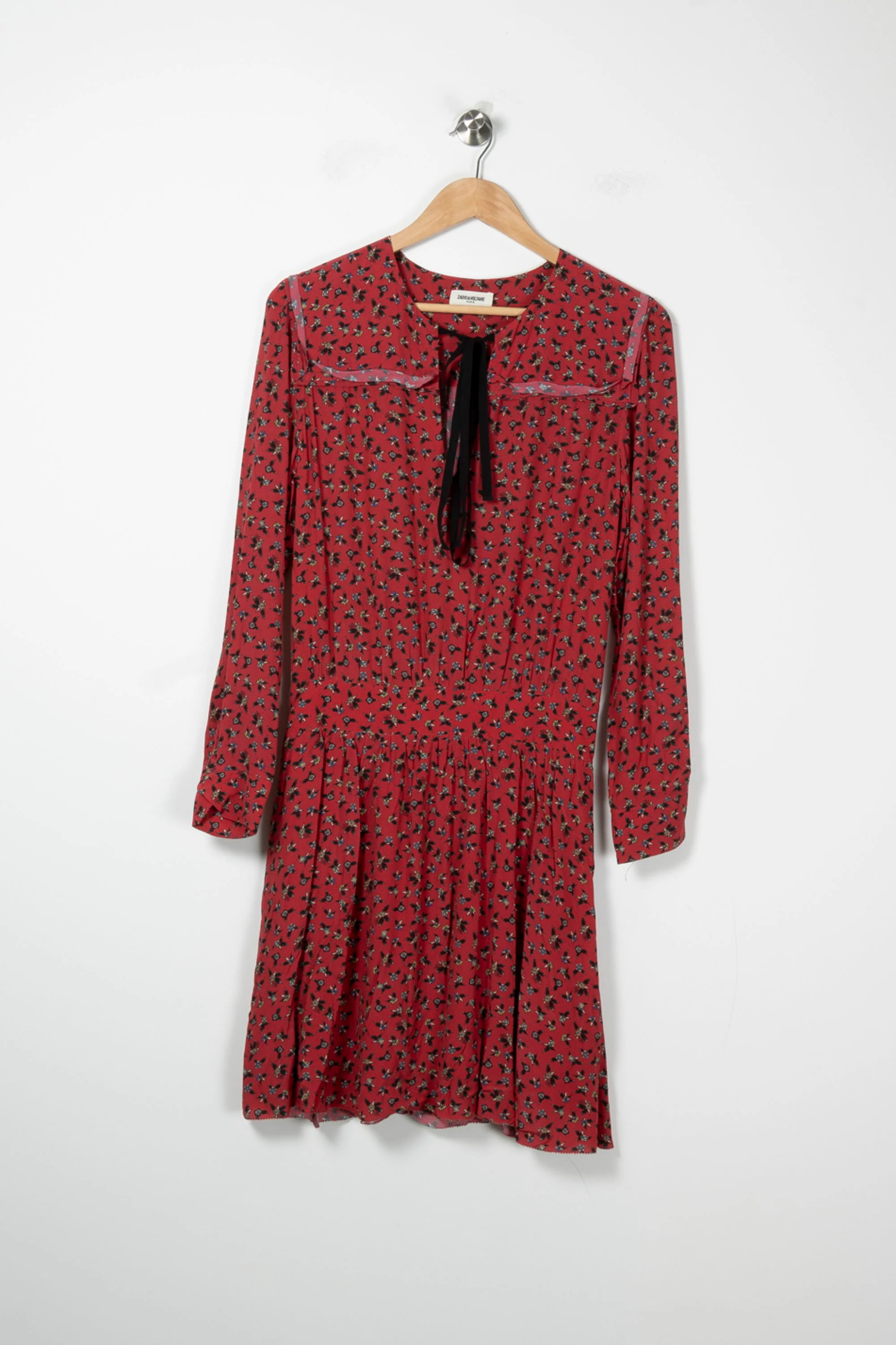Robe Courte Rouge et Noire - Taille S/36 - Image 2