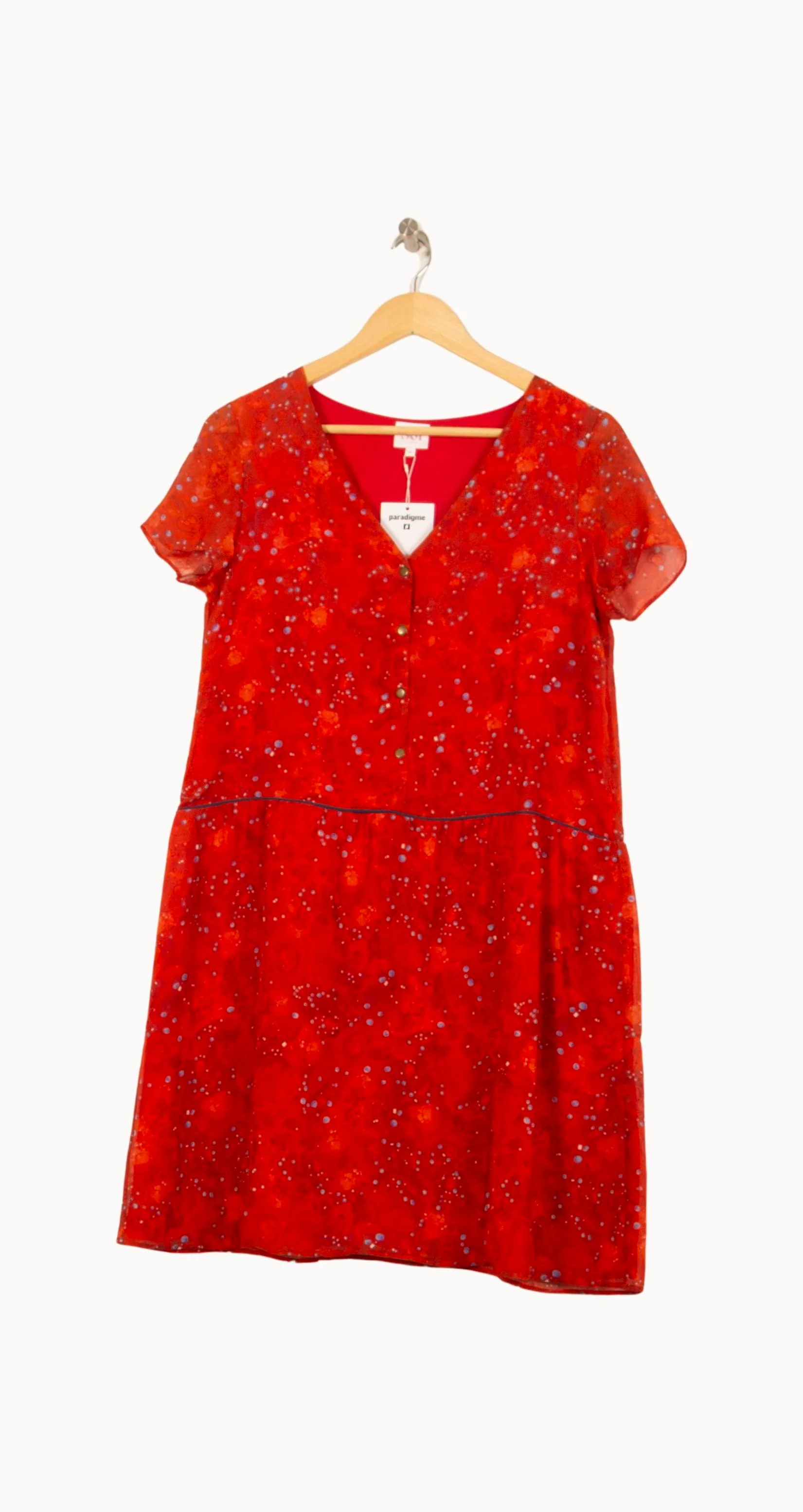 Robe Courte Rouge - Taille S/36 - Image 2