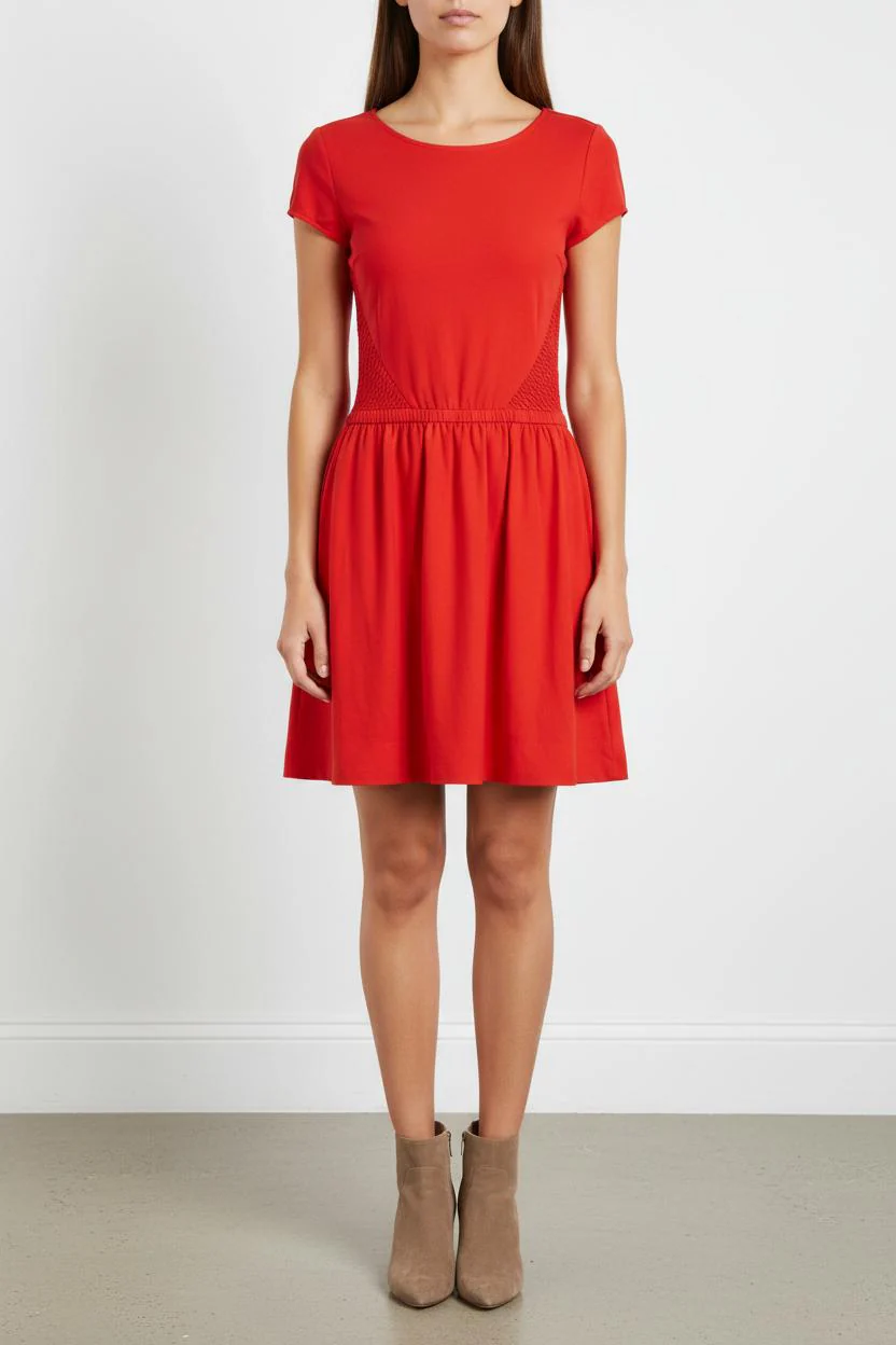 Robe Courte Rouge - Taille S/36