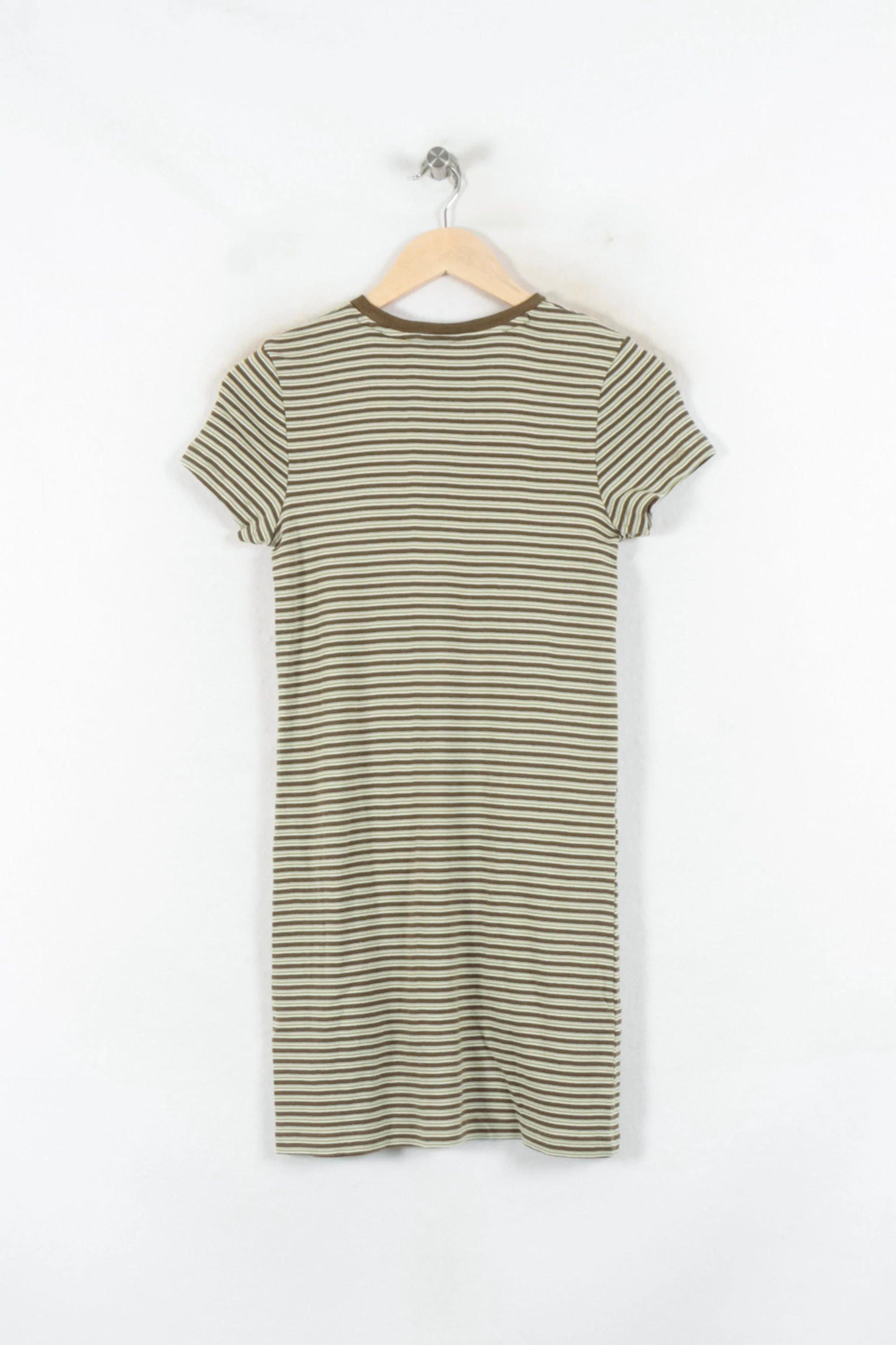 Robe Courte Verte et Blanche - Taille XXS/32 - Image 4