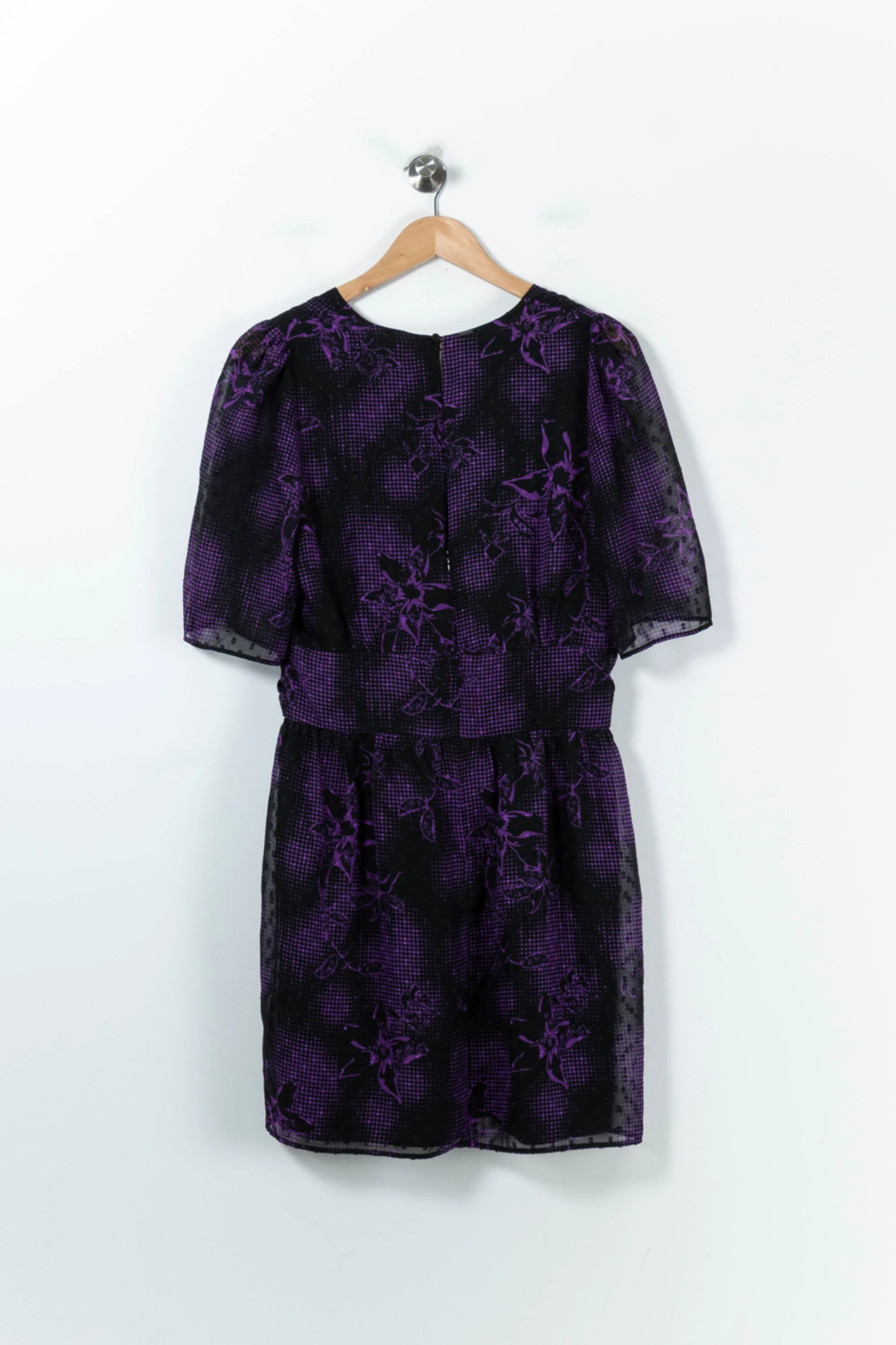 Robe Courte Violette et Noire - Taille XL/42 - Image 4