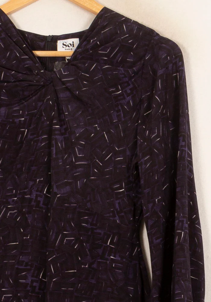 Robe Courte Violette - Taille S/36 - Image 3