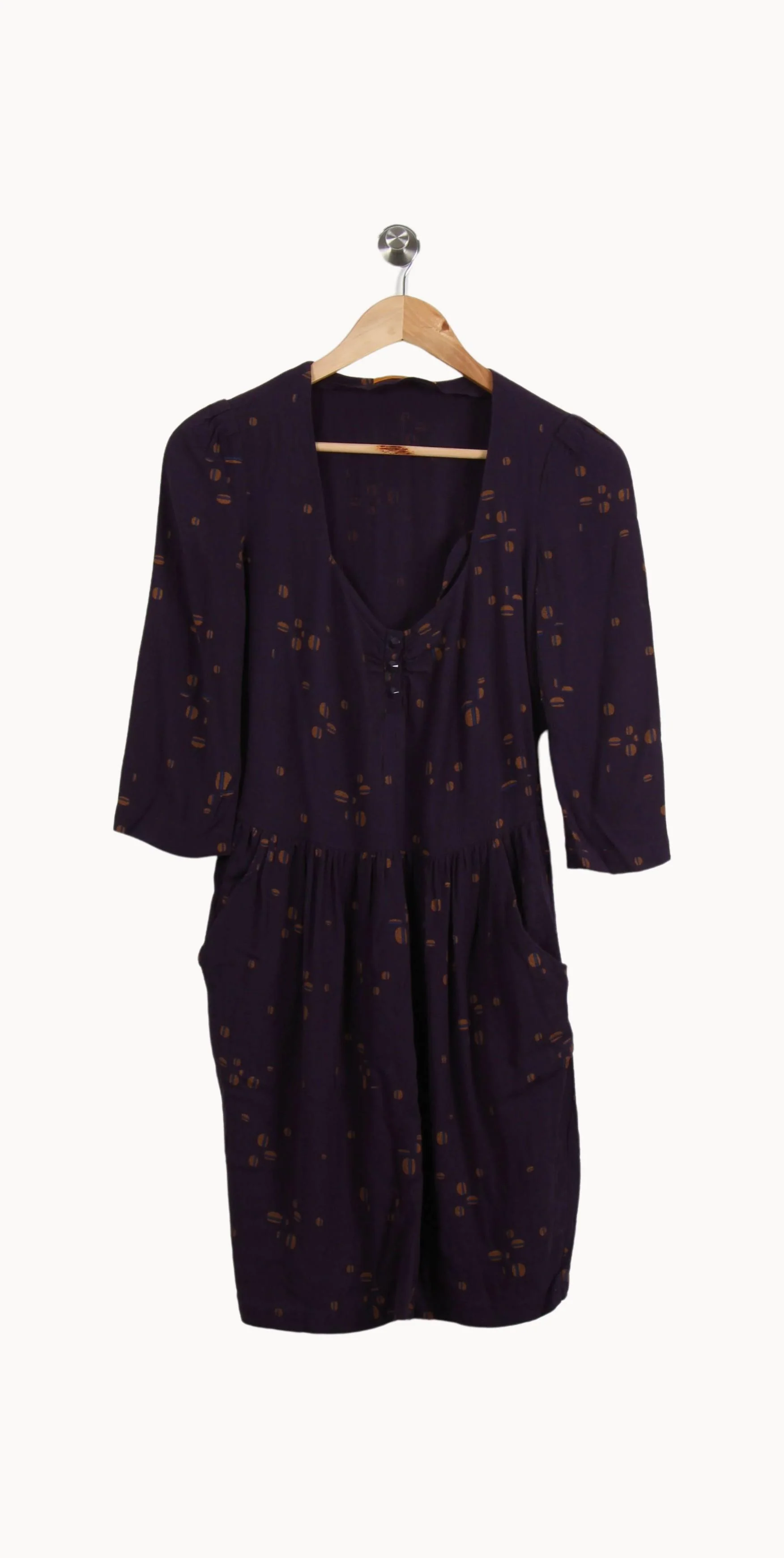 Robe Courte Violette - Taille XS/34 - Image 2