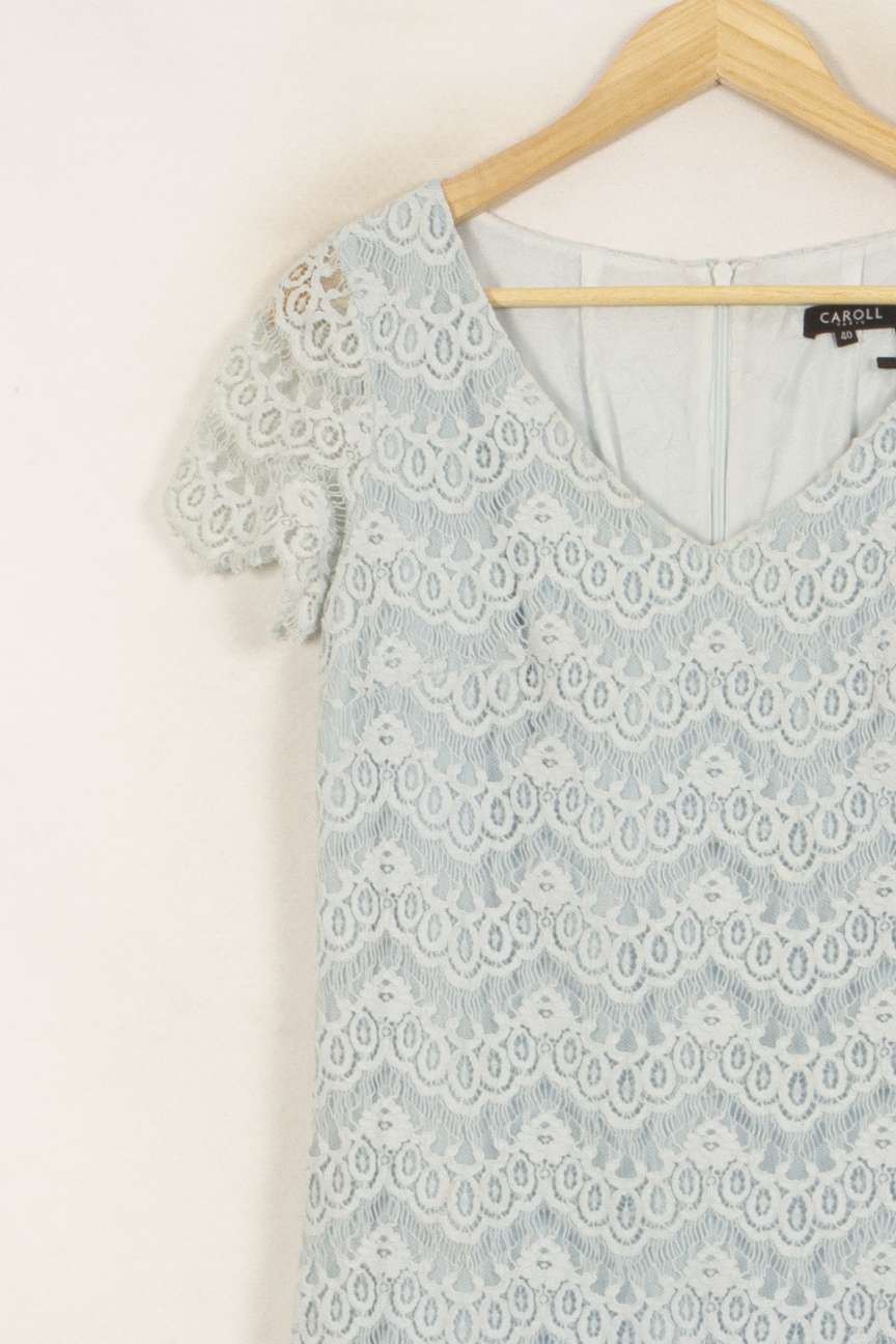 Robe Dentelle Bleue - Taille L/40 - Image 3