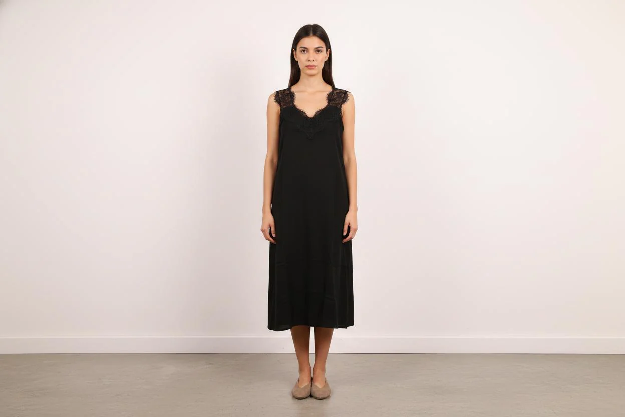 Robe Dentelle Noire - Taille XS/34