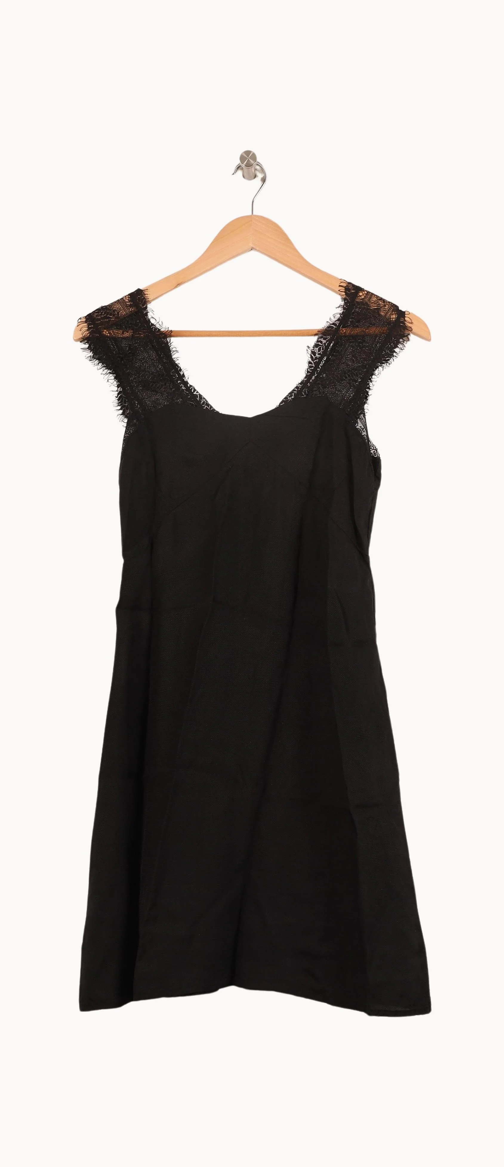 Robe Dentelle Noire - Taille XS/34 - Image 2
