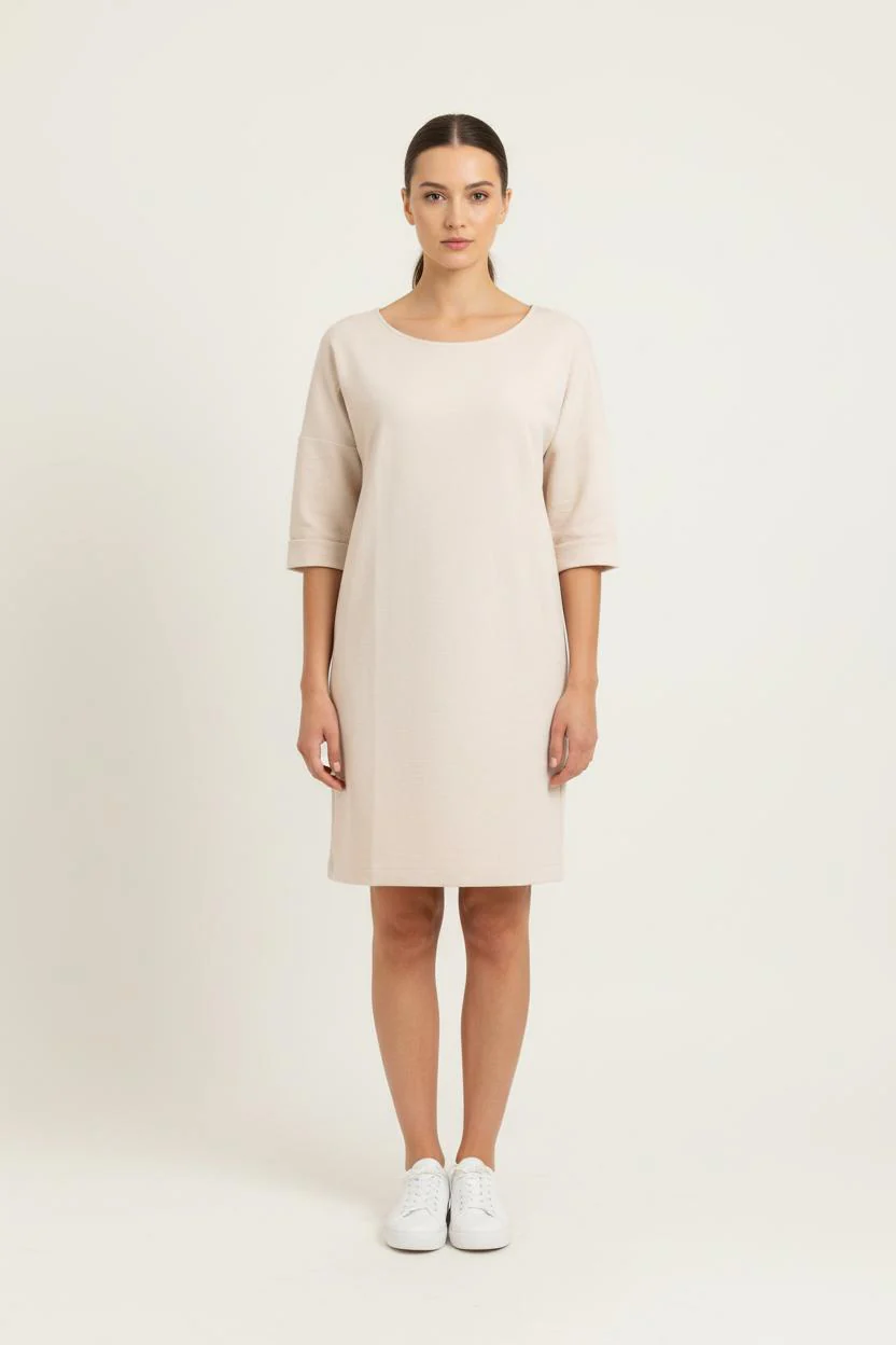 Robe Droite Beige - Taille S/36