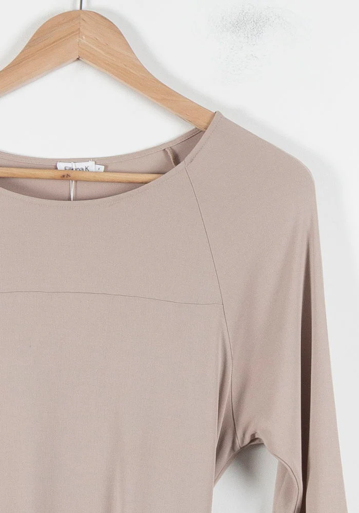 Robe Droite Beige - Taille S/36 - Image 3