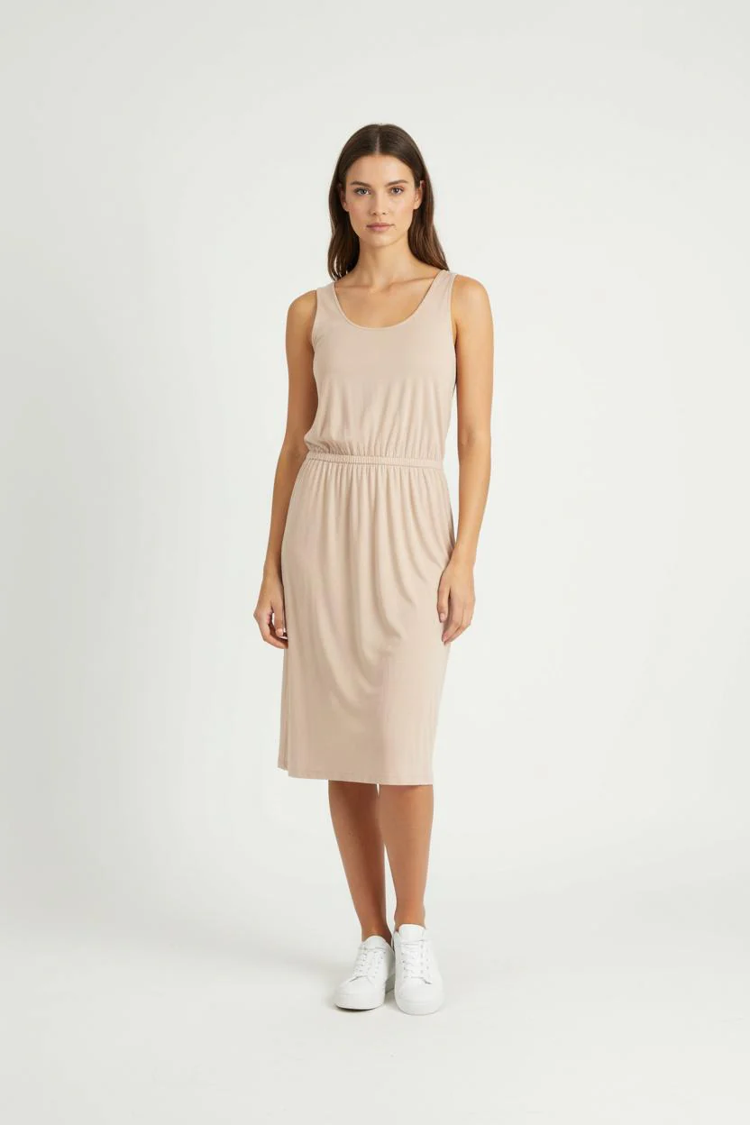 Robe Droite Beige - Taille XS/34