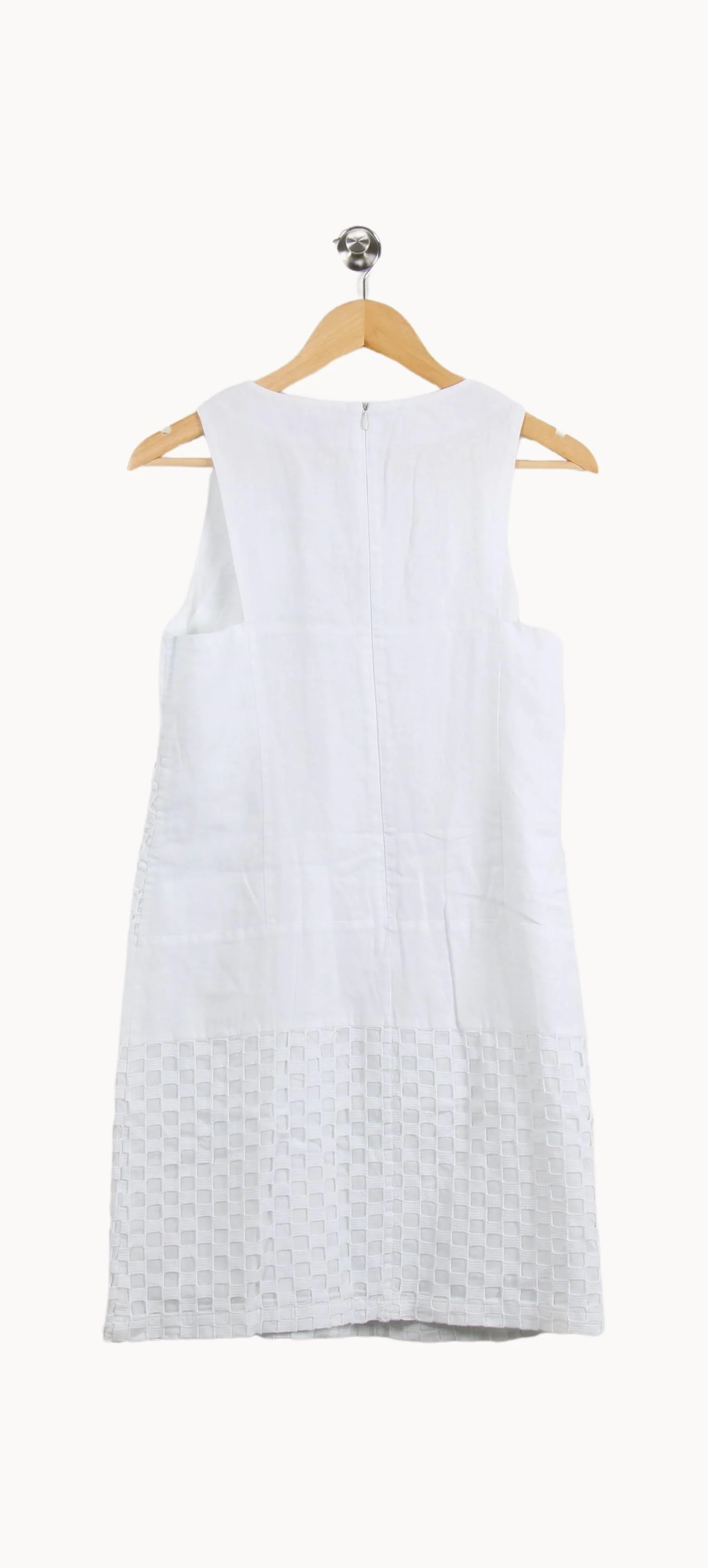 Robe Droite Blanche - Taille L/40 - Image 4