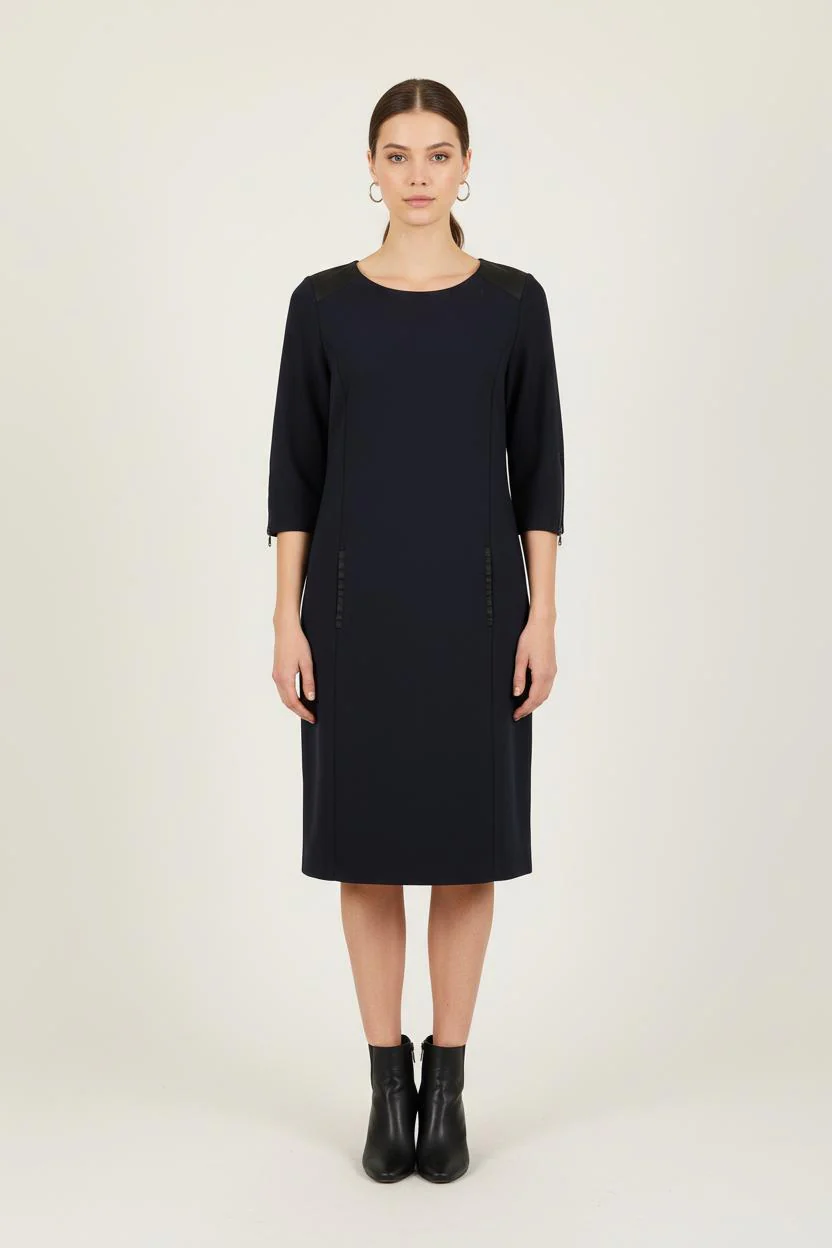 Robe Droite Bleue - Taille M/38