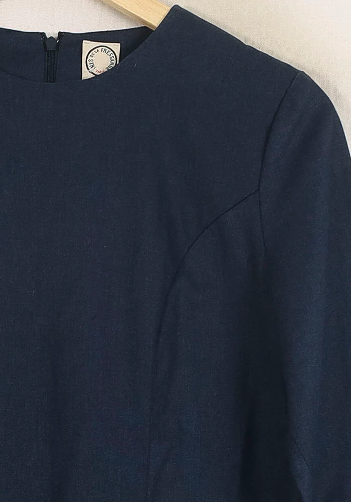 Robe Droite Bleue - Taille S/36 - Image 3