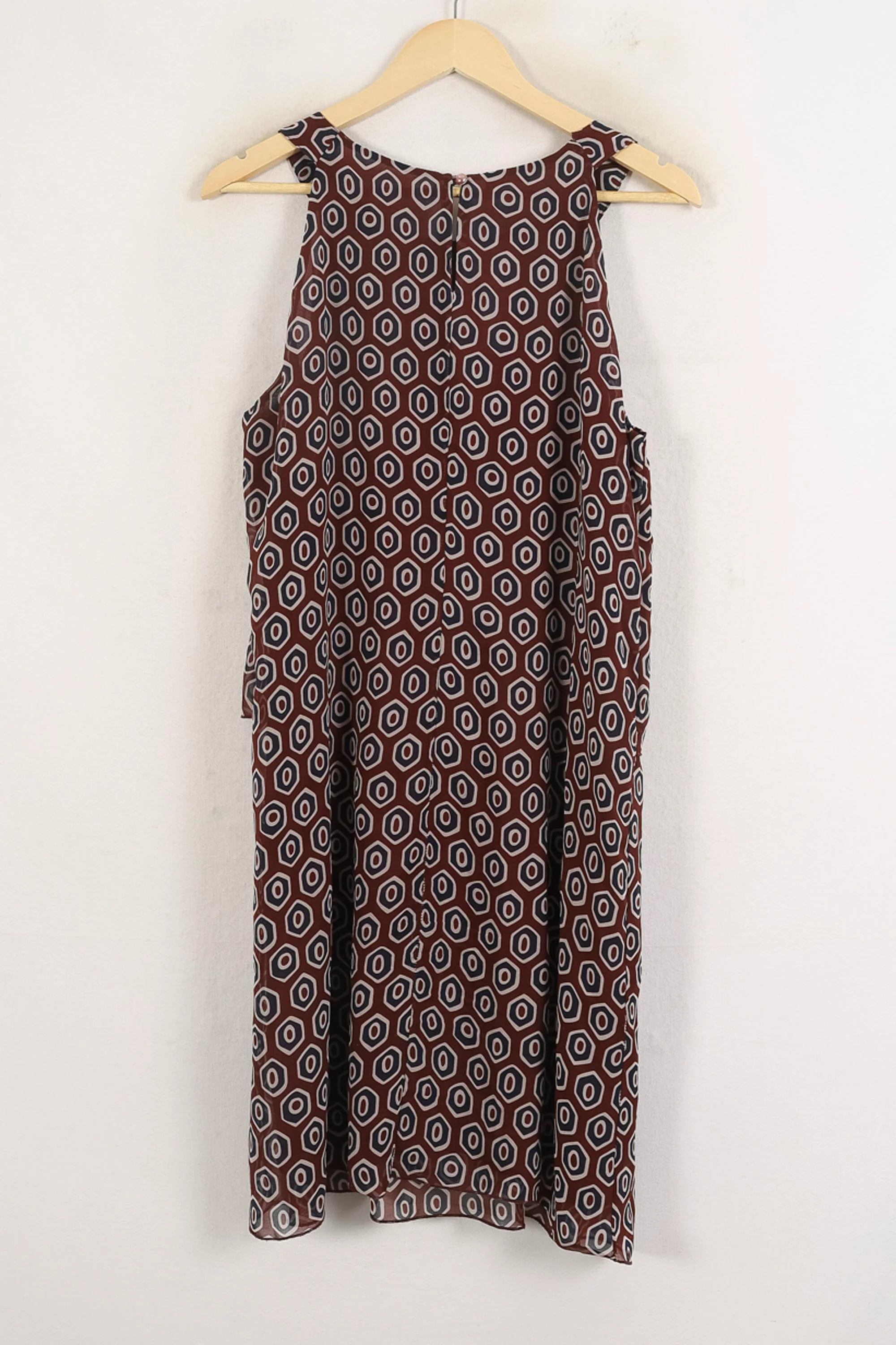 Robe Droite Bordeaux et Blanc - Taille XXXL/46 - Image 4
