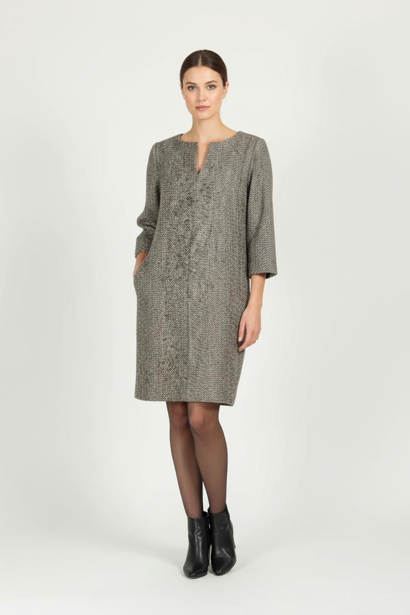 Robe Droite Grise - Taille M/38