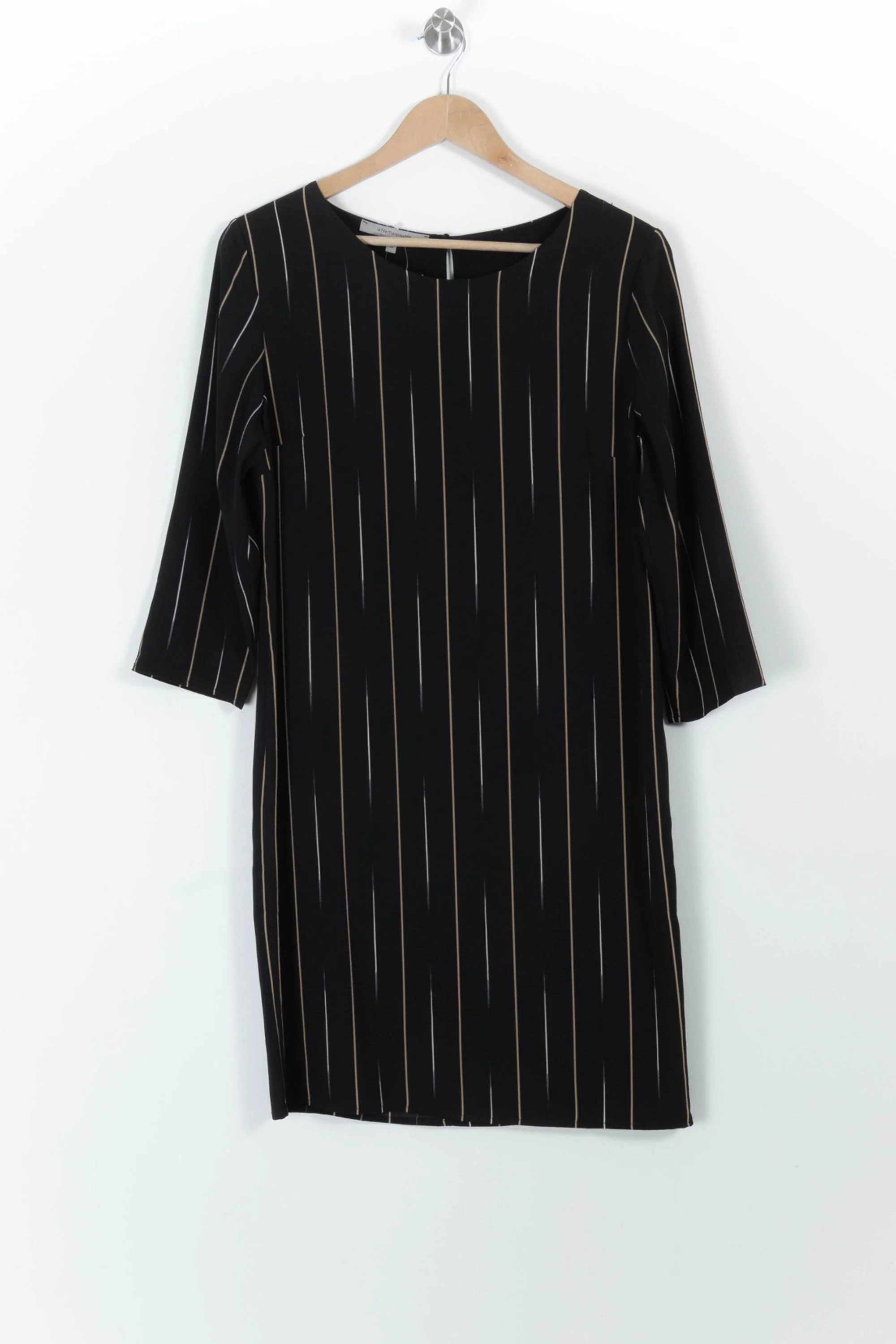 Robe Droite Noire et Beige - Taille M/38 - Image 2