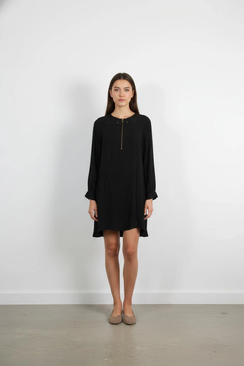 Robe Droite Noire - Taille M/38