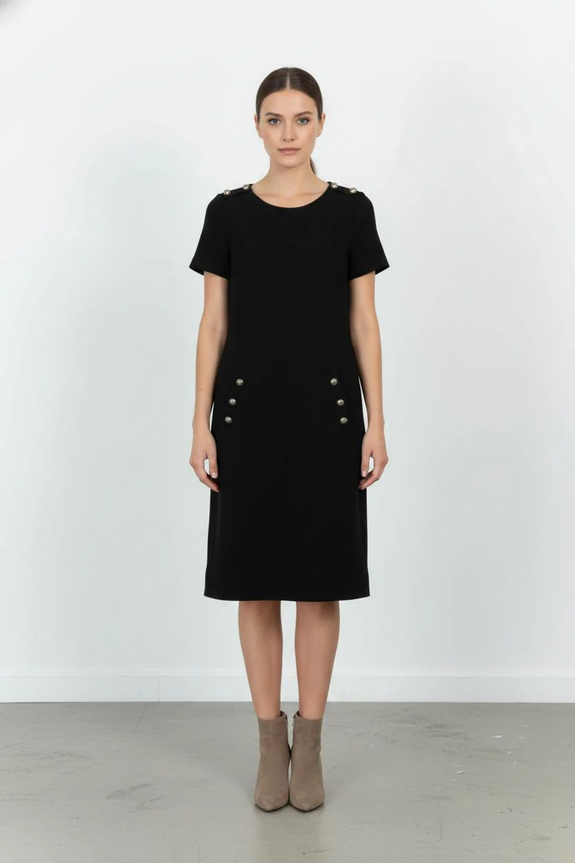 Robe Droite Noire - Taille XL/42