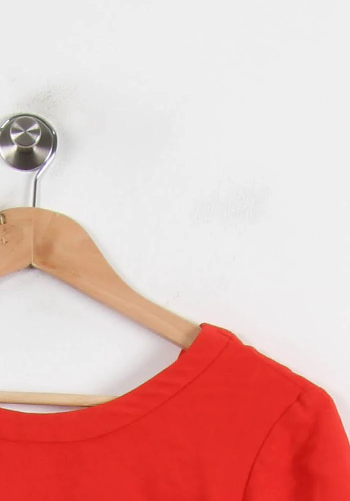 Robe Droite Rouge - Taille M/38 - Image 3