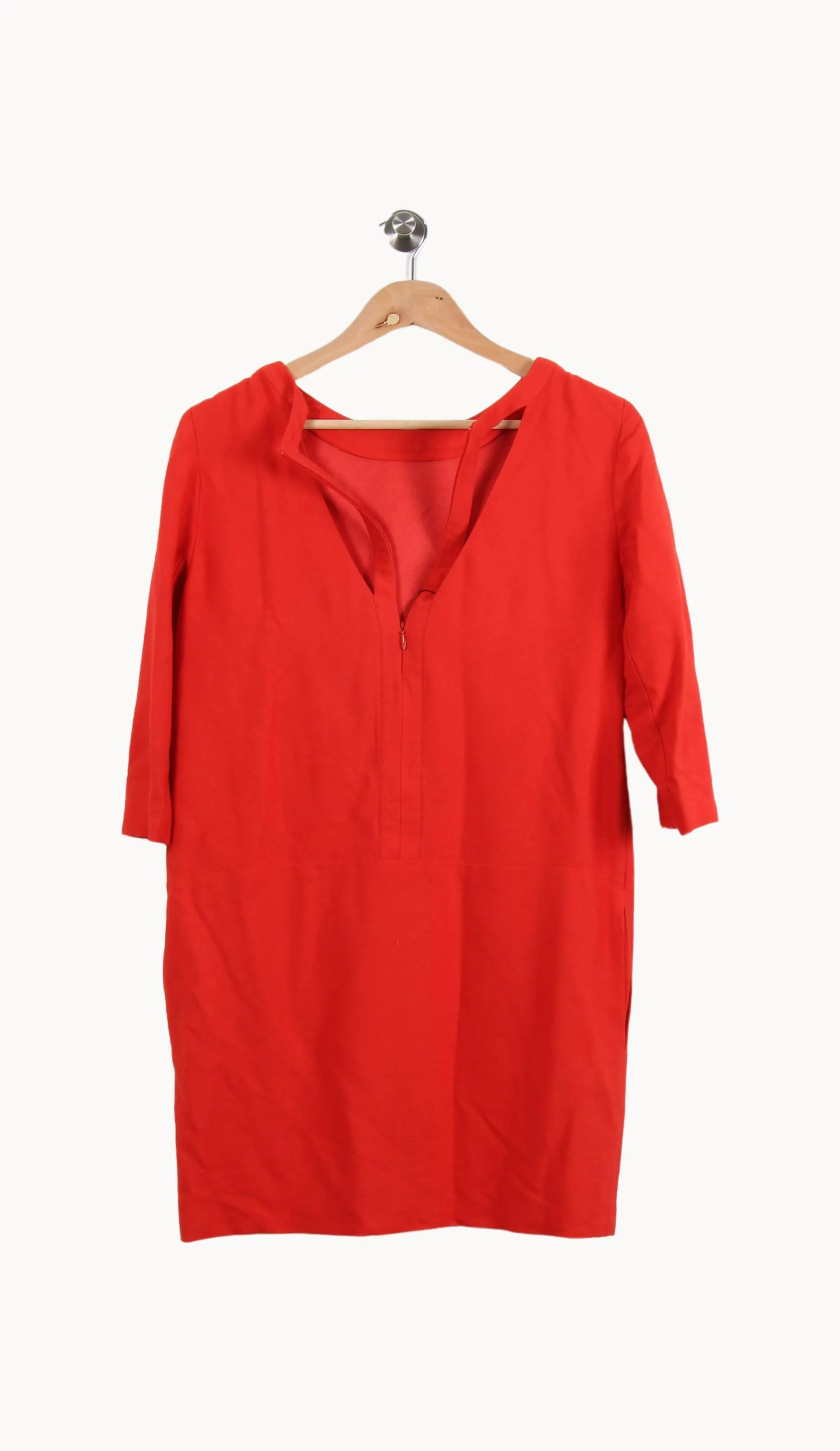 Robe Droite Rouge - Taille M/38 - Image 4