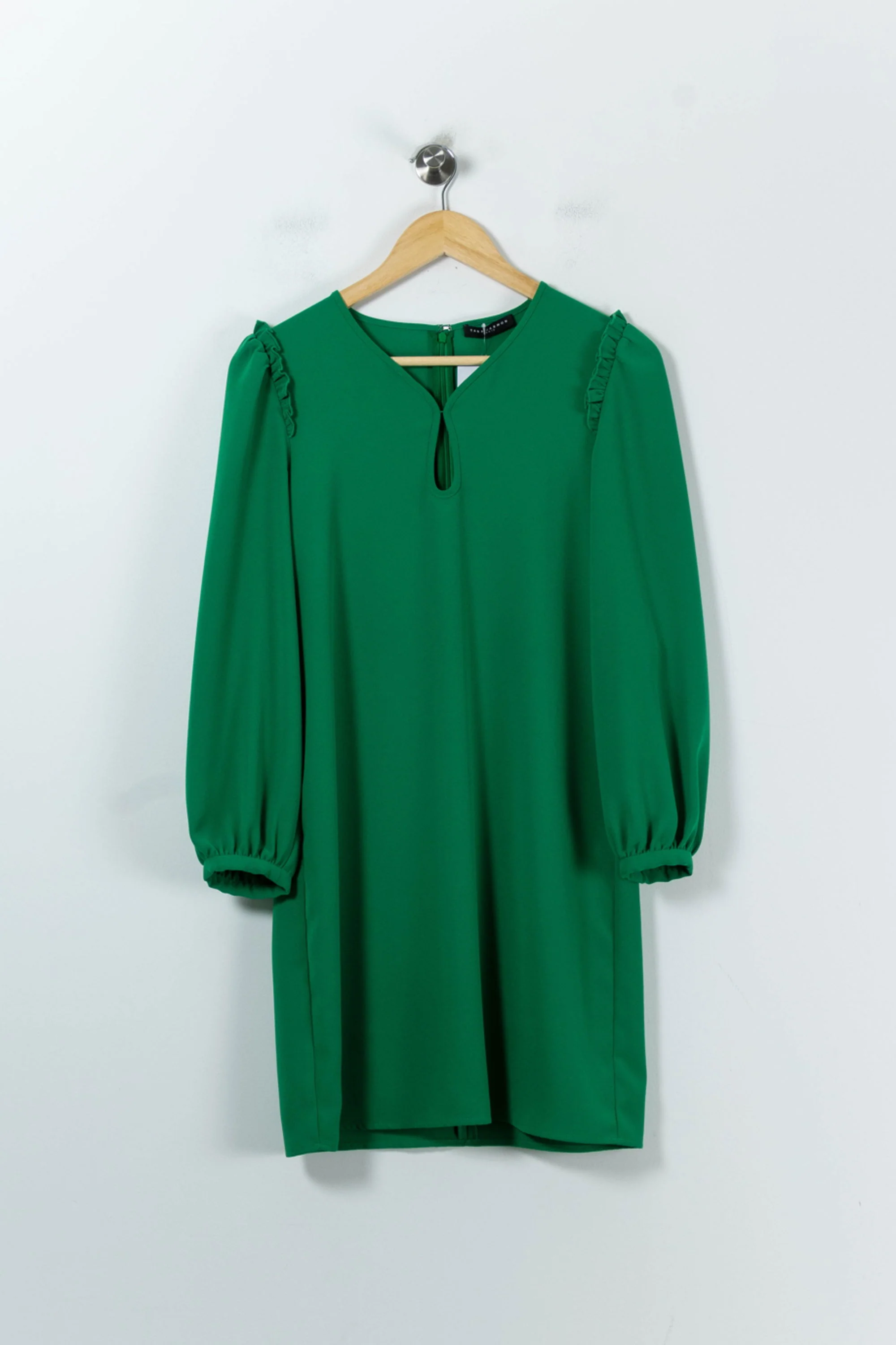 Robe Droite Verte - Taille XS/34 - Image 2