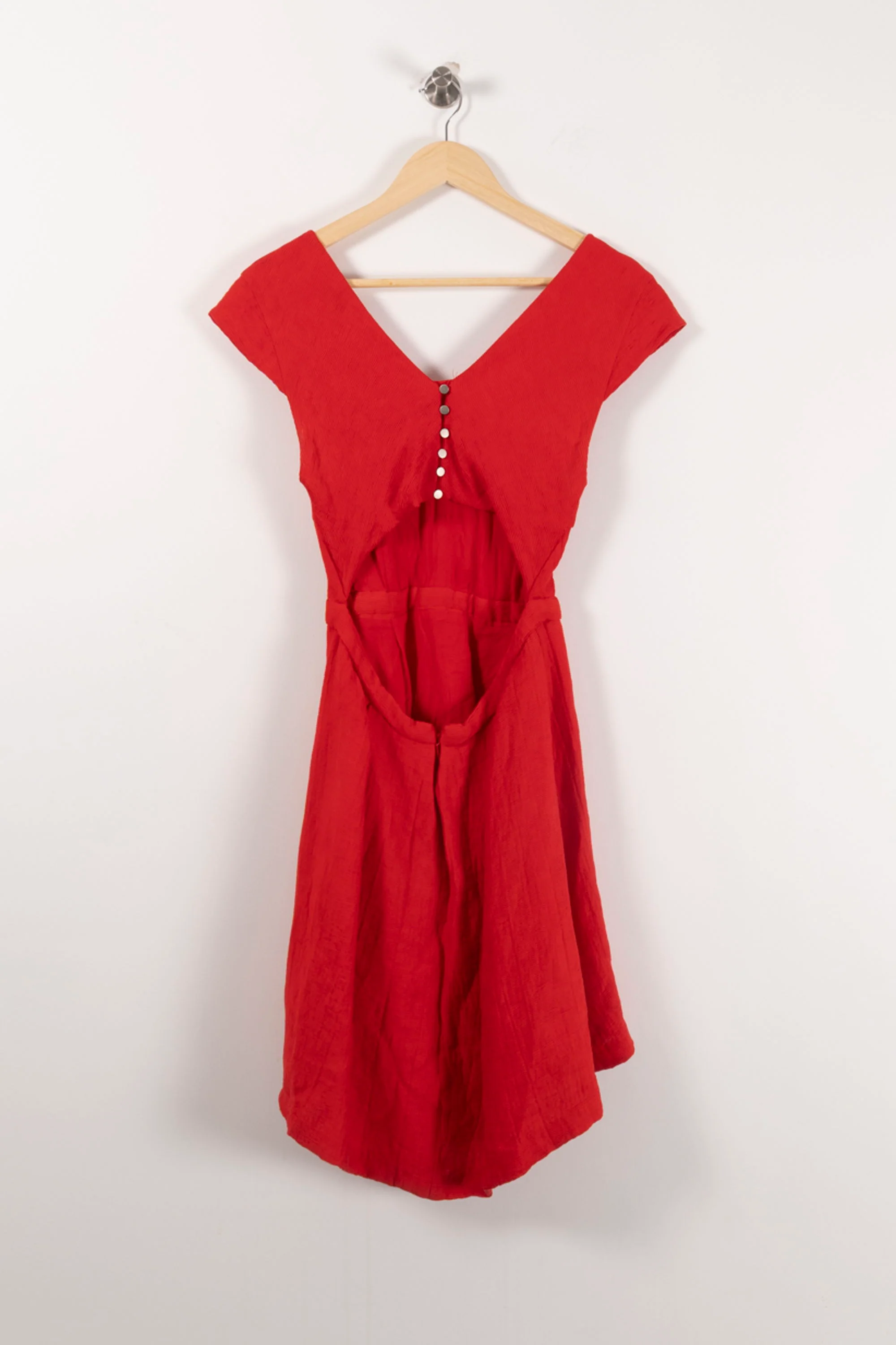 Robe Évasée Rouge - Taille S/36 - Image 4