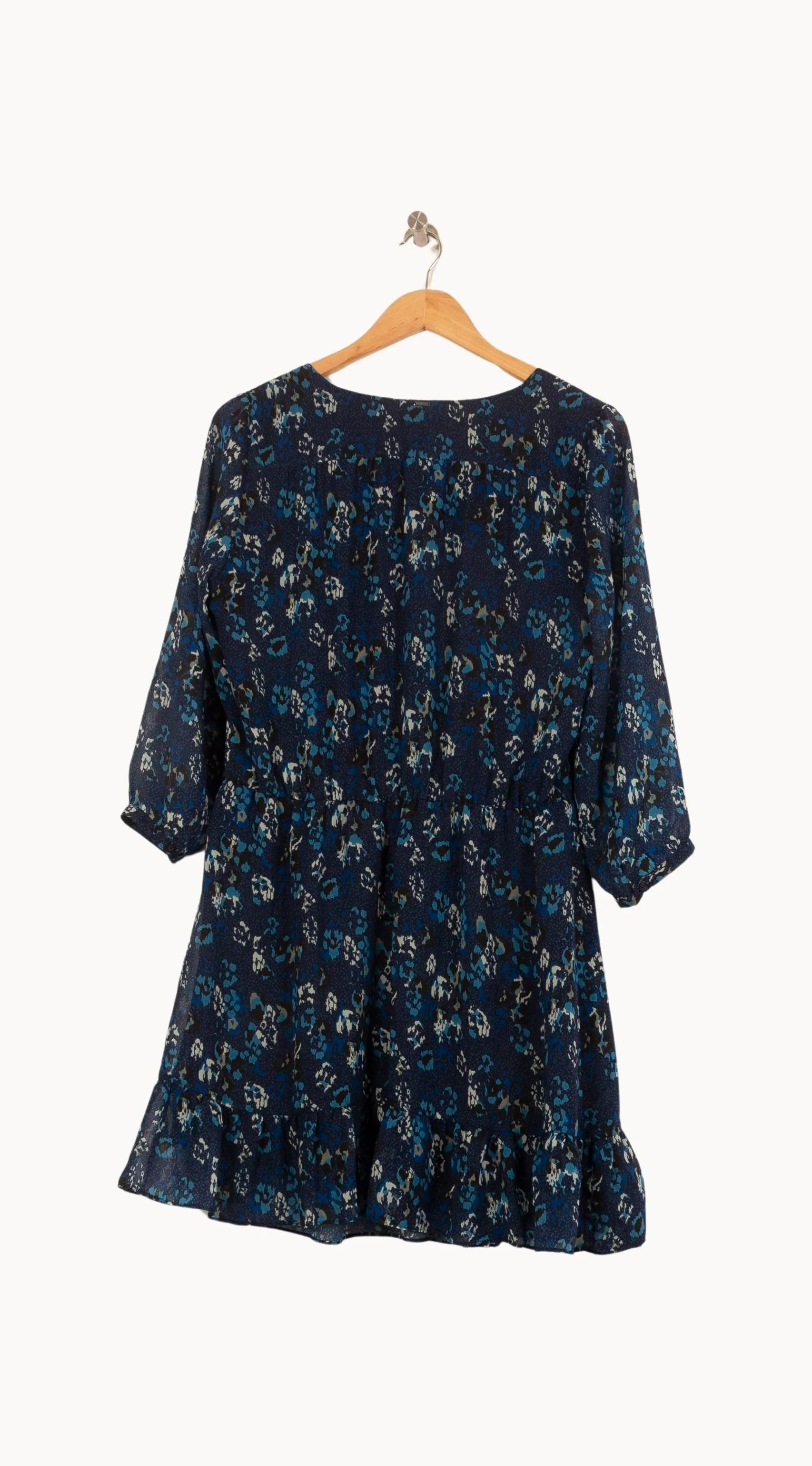 Robe Fleurie Bleue - Taille L/40 - Image 4