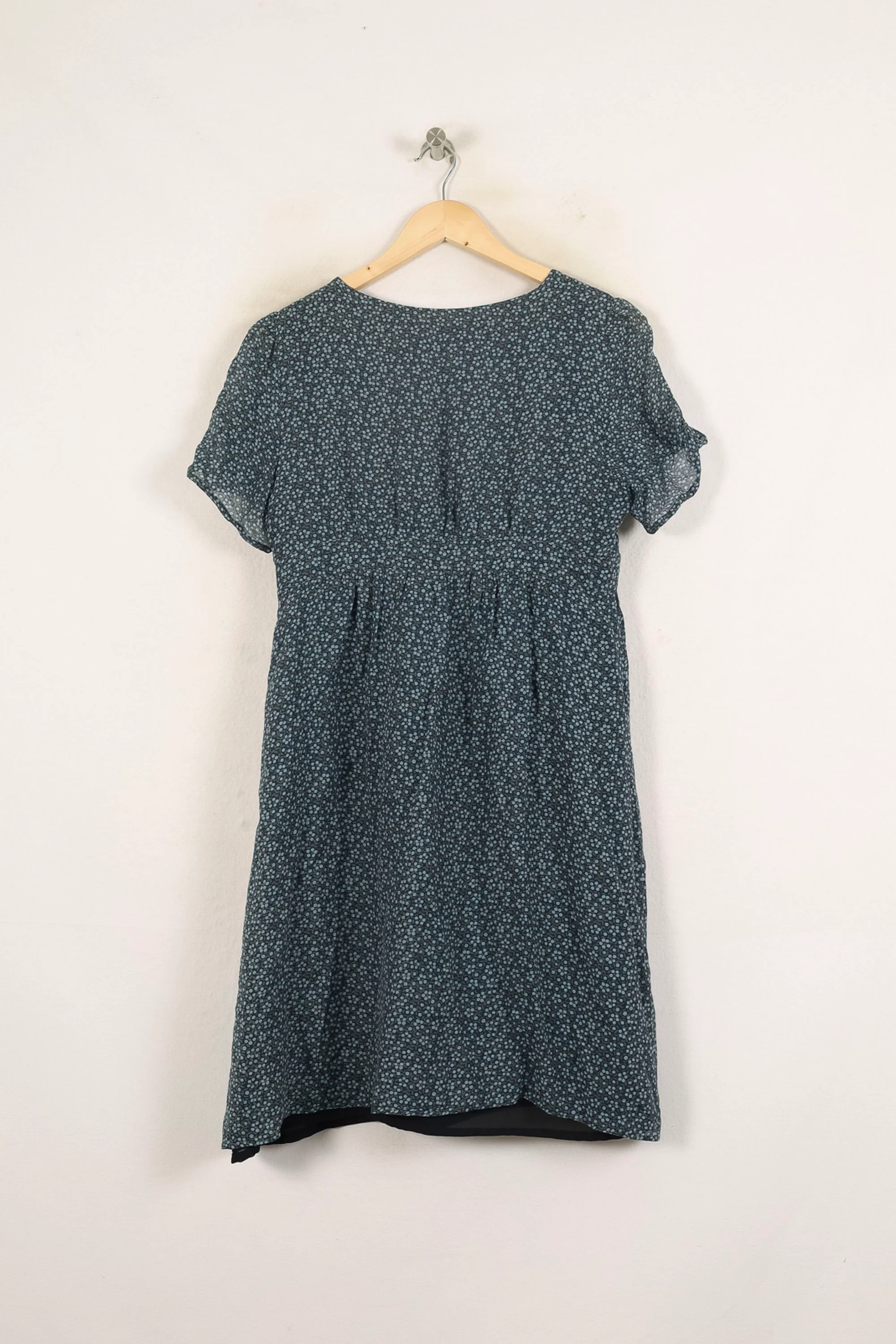 Robe Fleurie Bleue - Taille XL/42 - Image 4