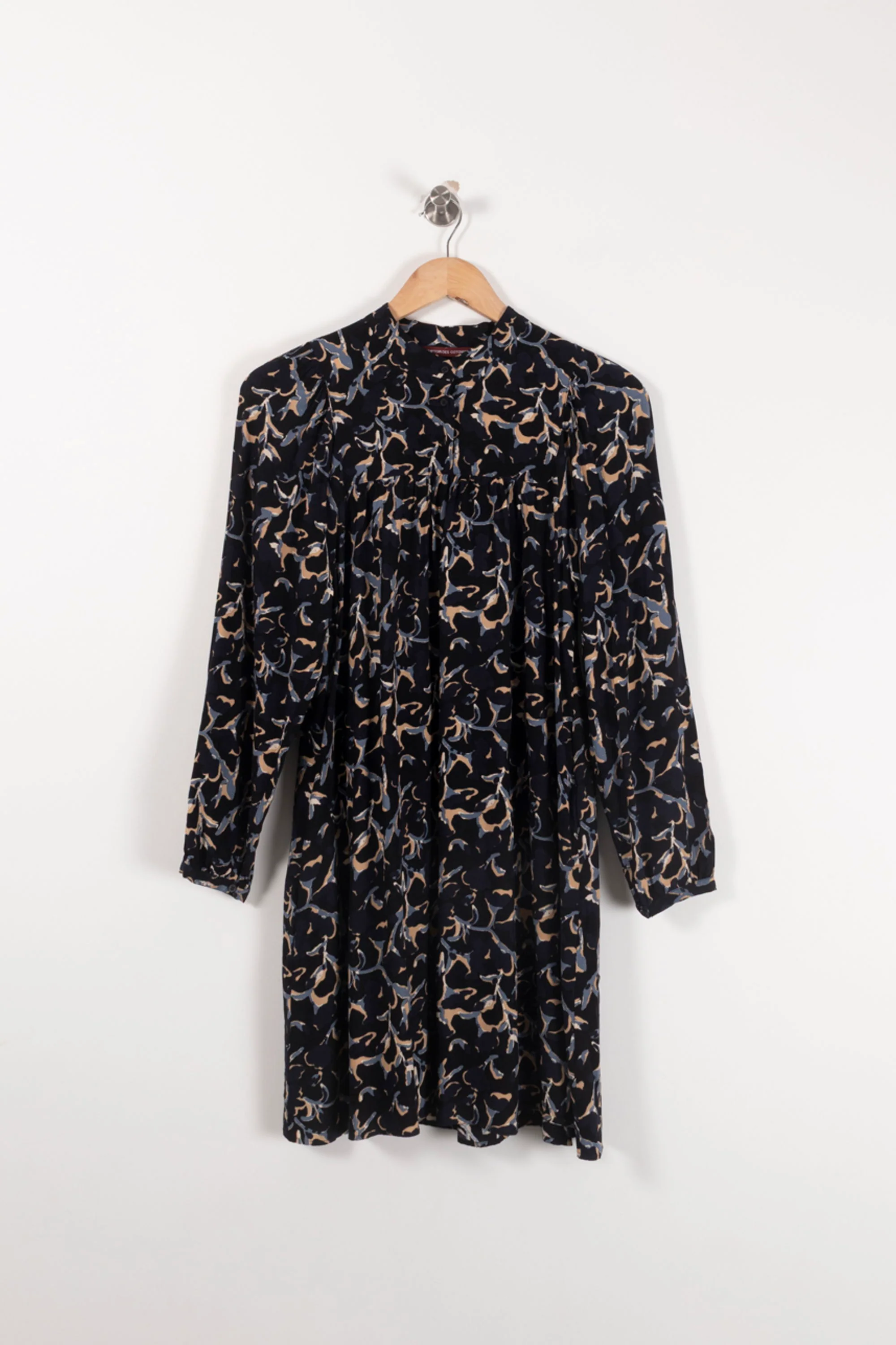 Robe Fluide Noire et Beige - Taille XS/34 - Image 2