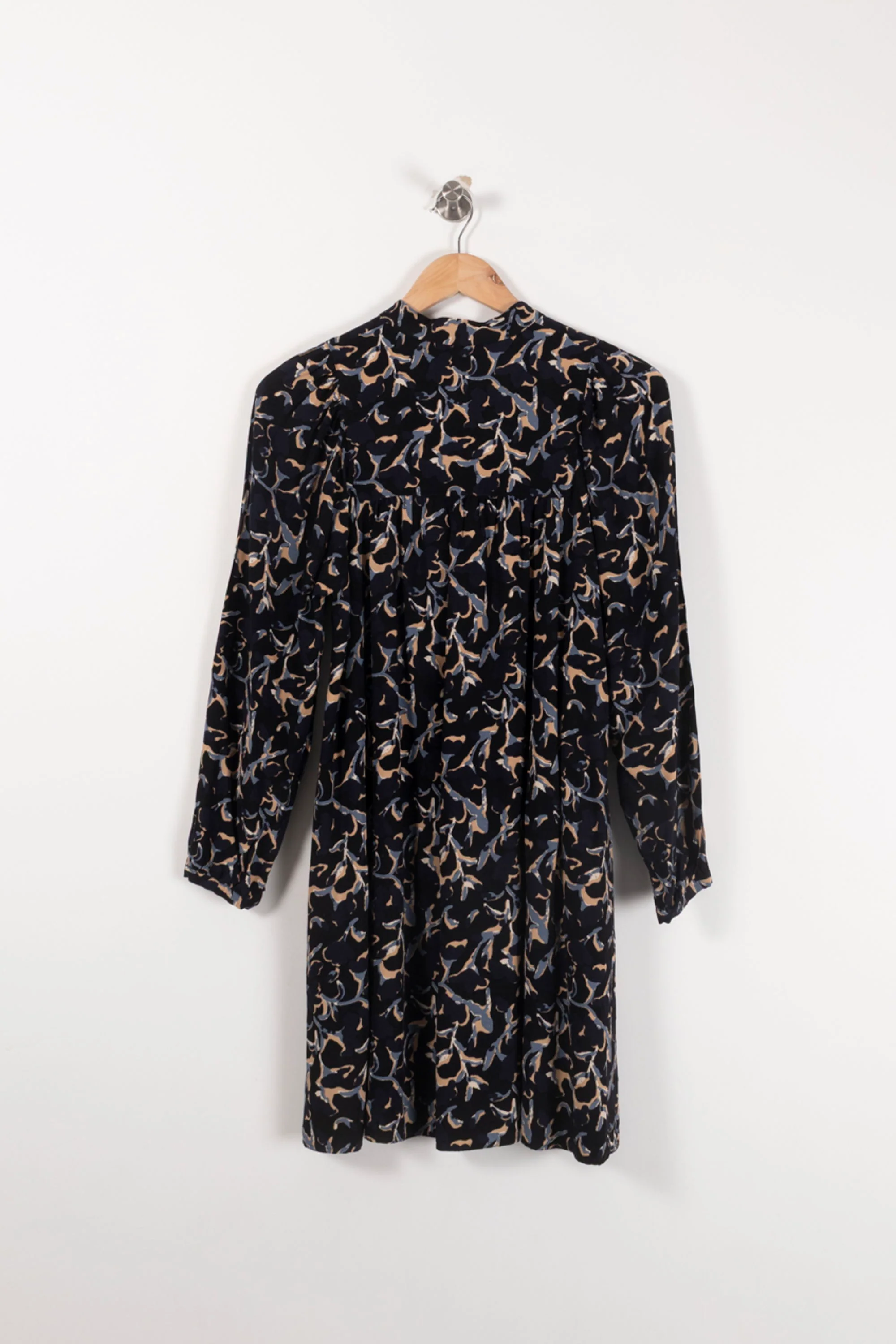Robe Fluide Noire et Beige - Taille XS/34 - Image 4