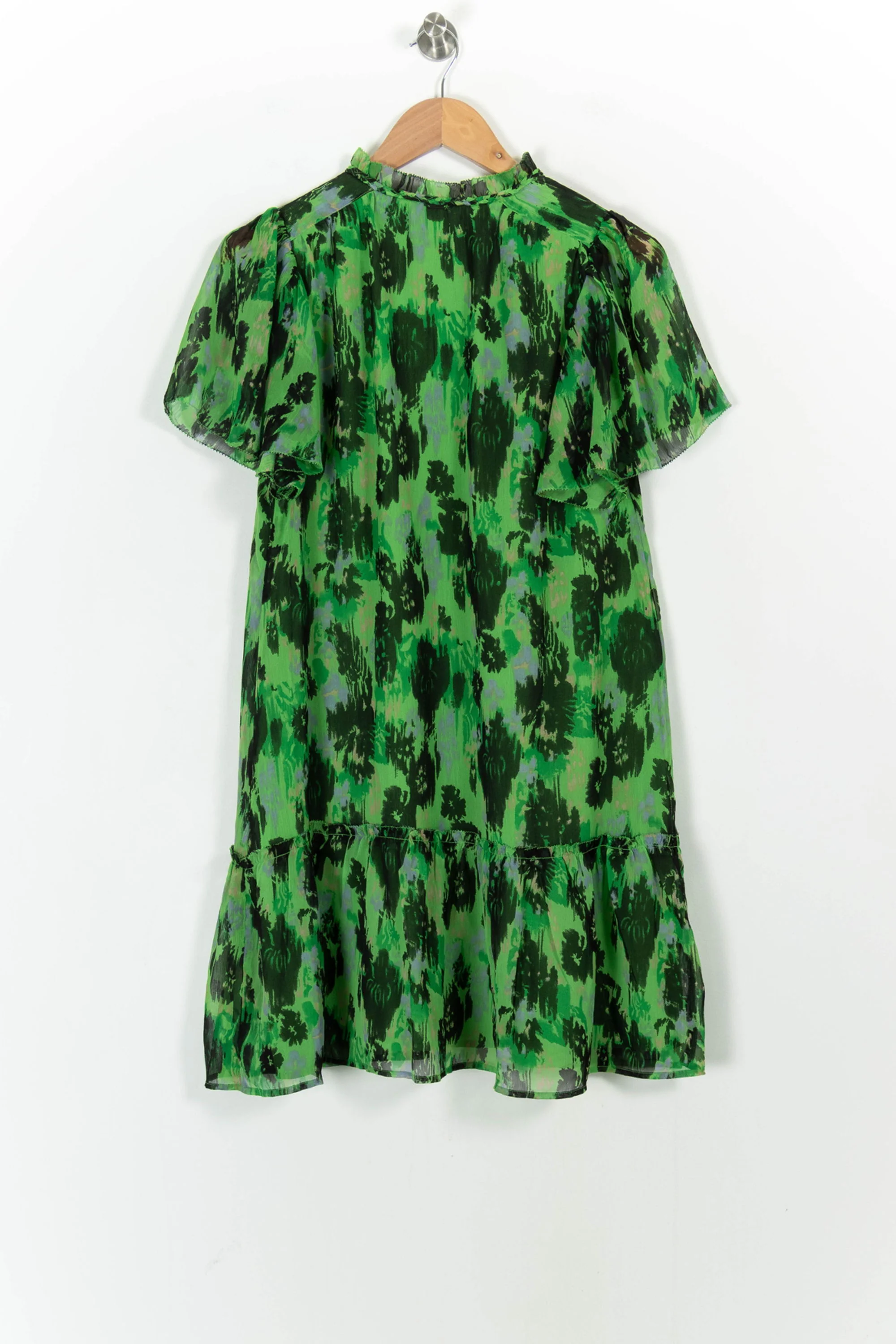 Robe Fluide Verte et Noire - Taille S/36 - Image 4