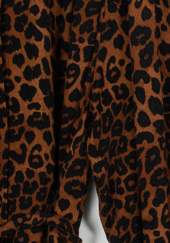 Robe Léopard Marron et Noir - Taille S/36 - Image 3