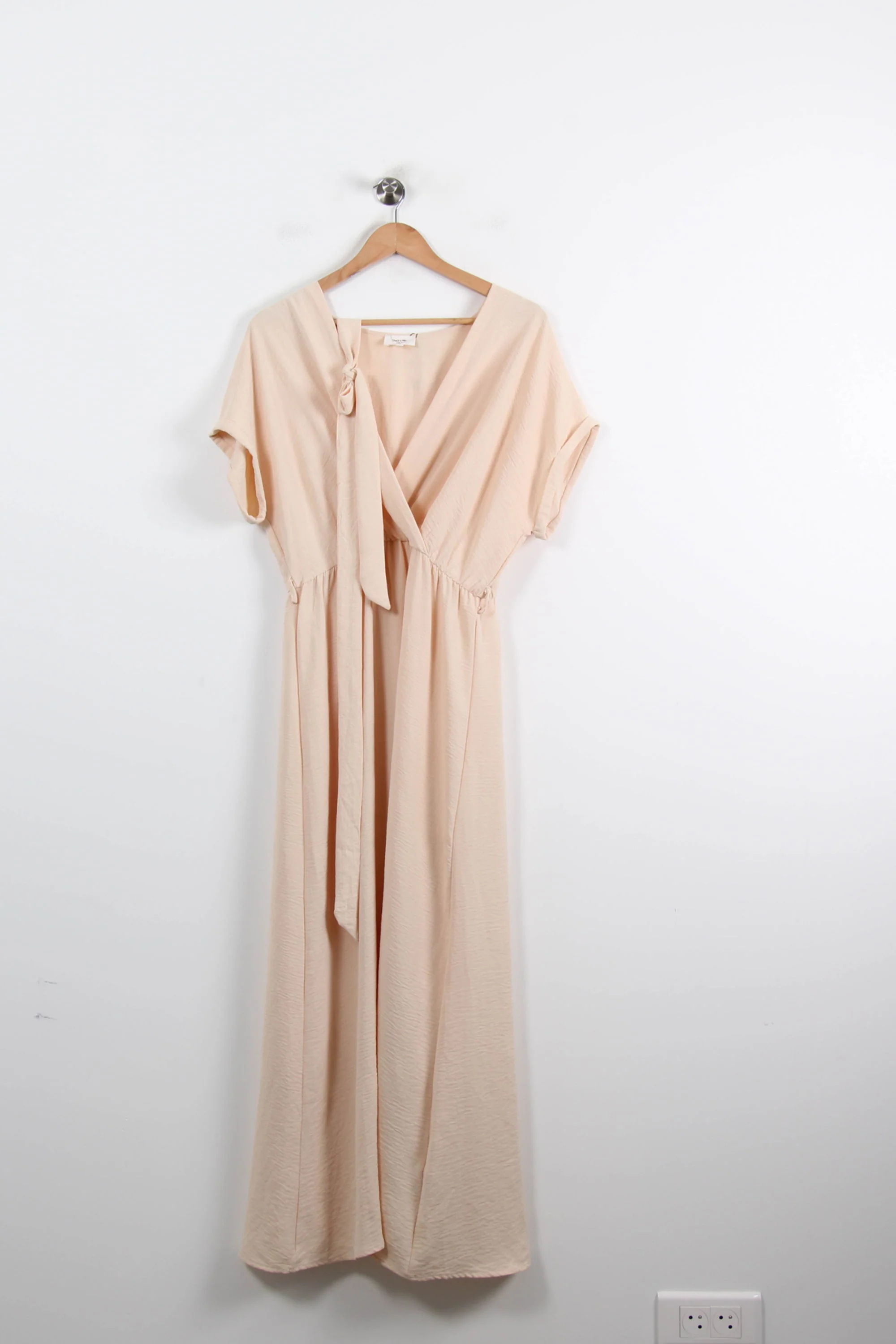 Robe Longue Beige - Taille L/40 - Image 2