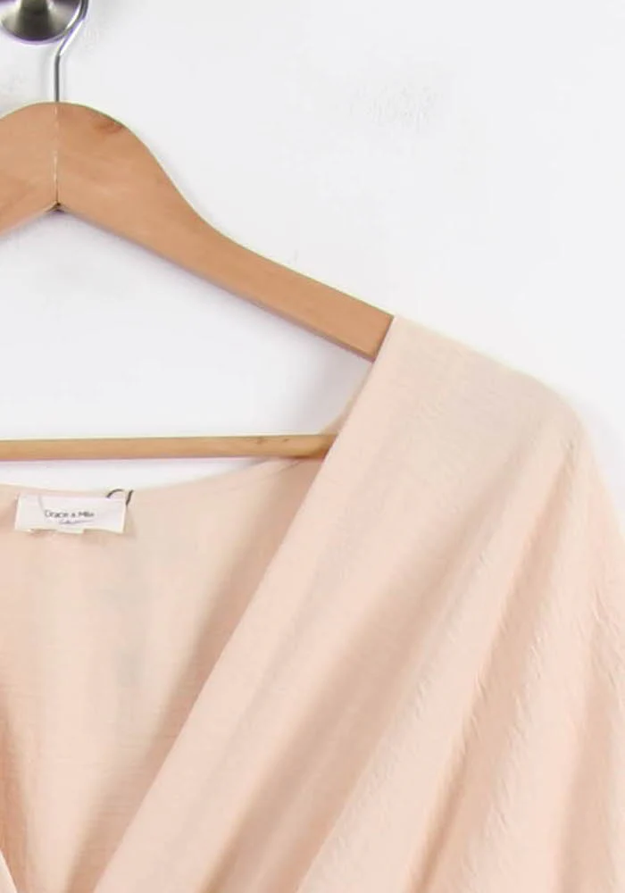 Robe Longue Beige - Taille L/40 - Image 3
