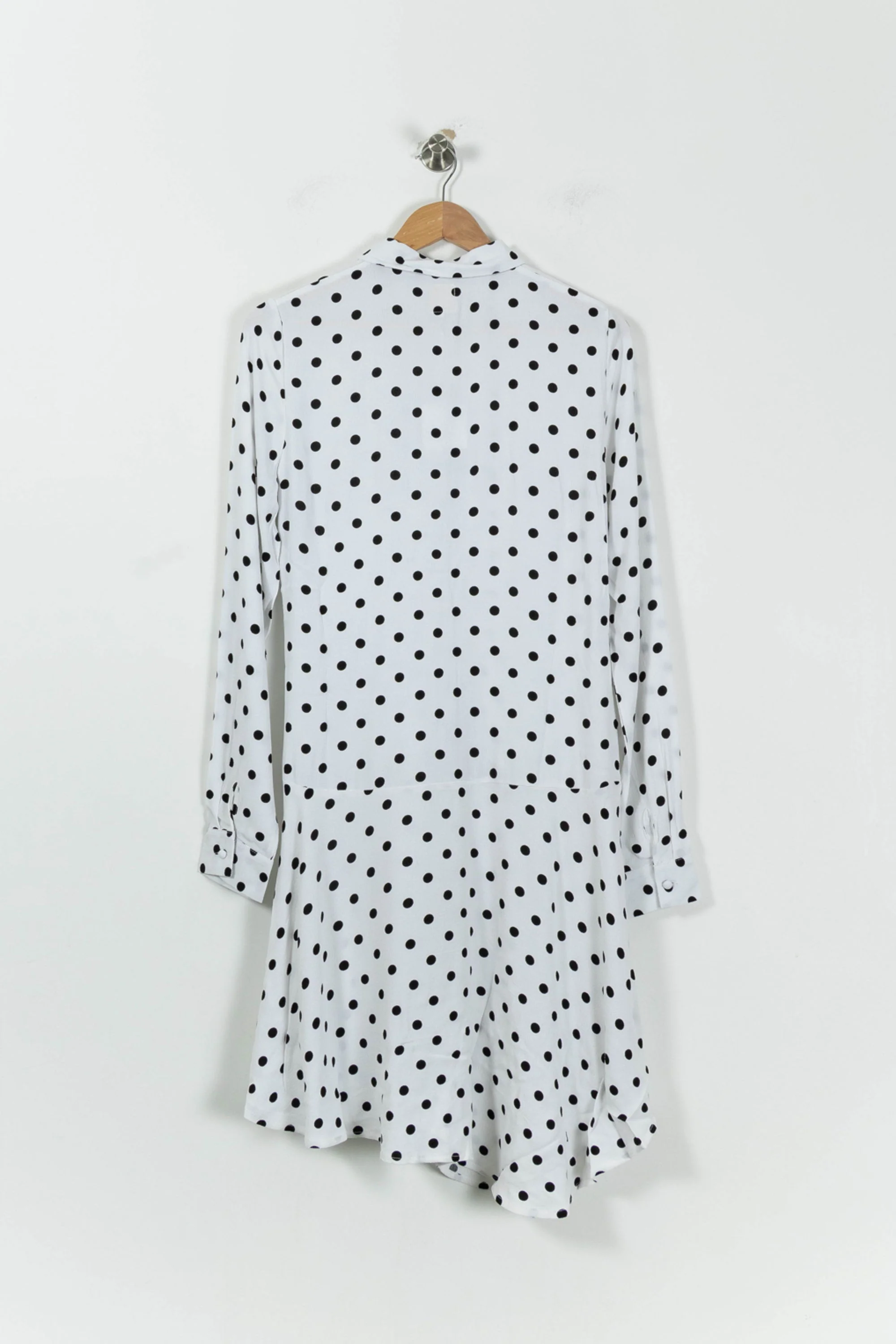 Robe Longue Blanche et Noire - Taille S/36 - Image 4