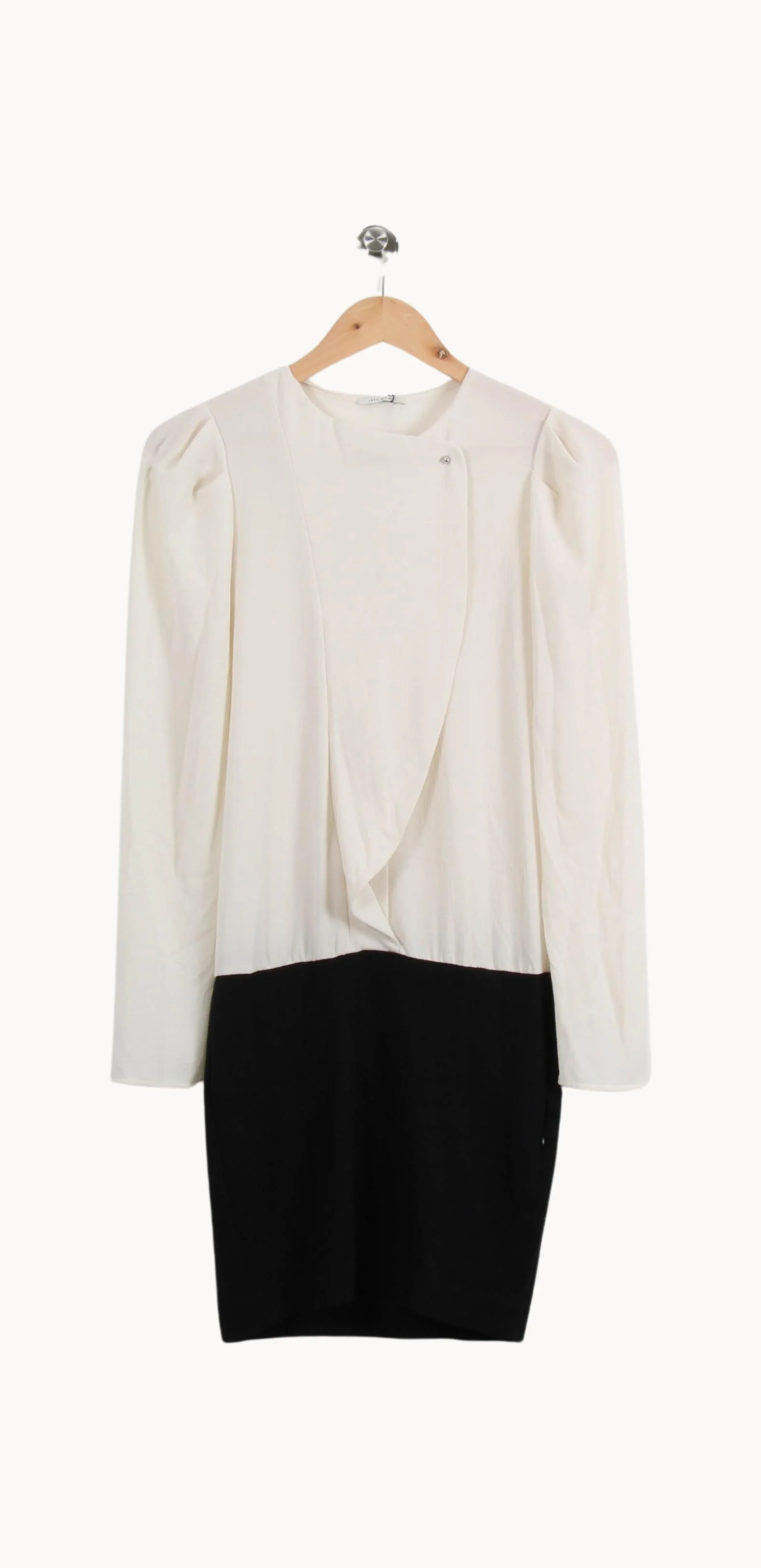 Robe Longue Blanche et Noire - Taille XS/34 - Image 2