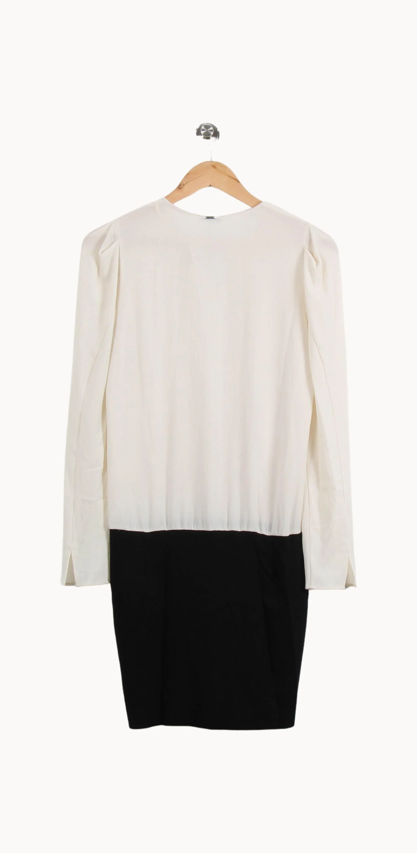 Robe Longue Blanche et Noire - Taille XS/34 - Image 4