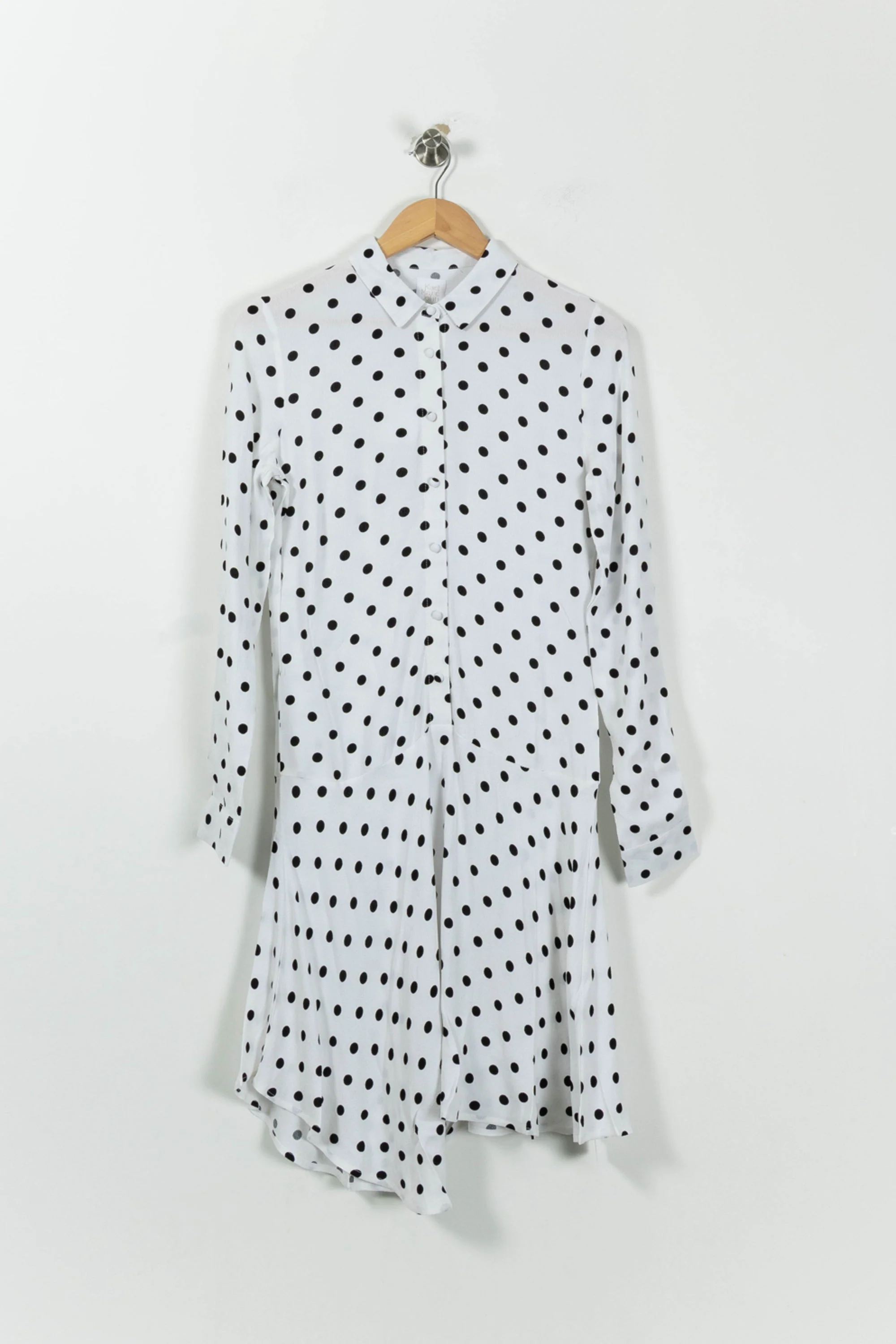 Robe Longue Blanche et Noire - Taille XS/34 - Image 2