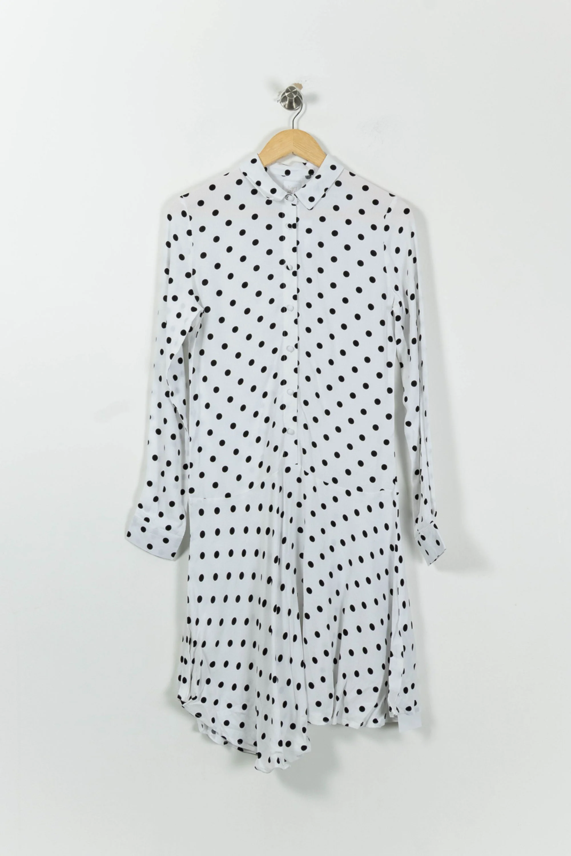 Robe Longue Blanche et Noire - Taille XS/34 - Image 2